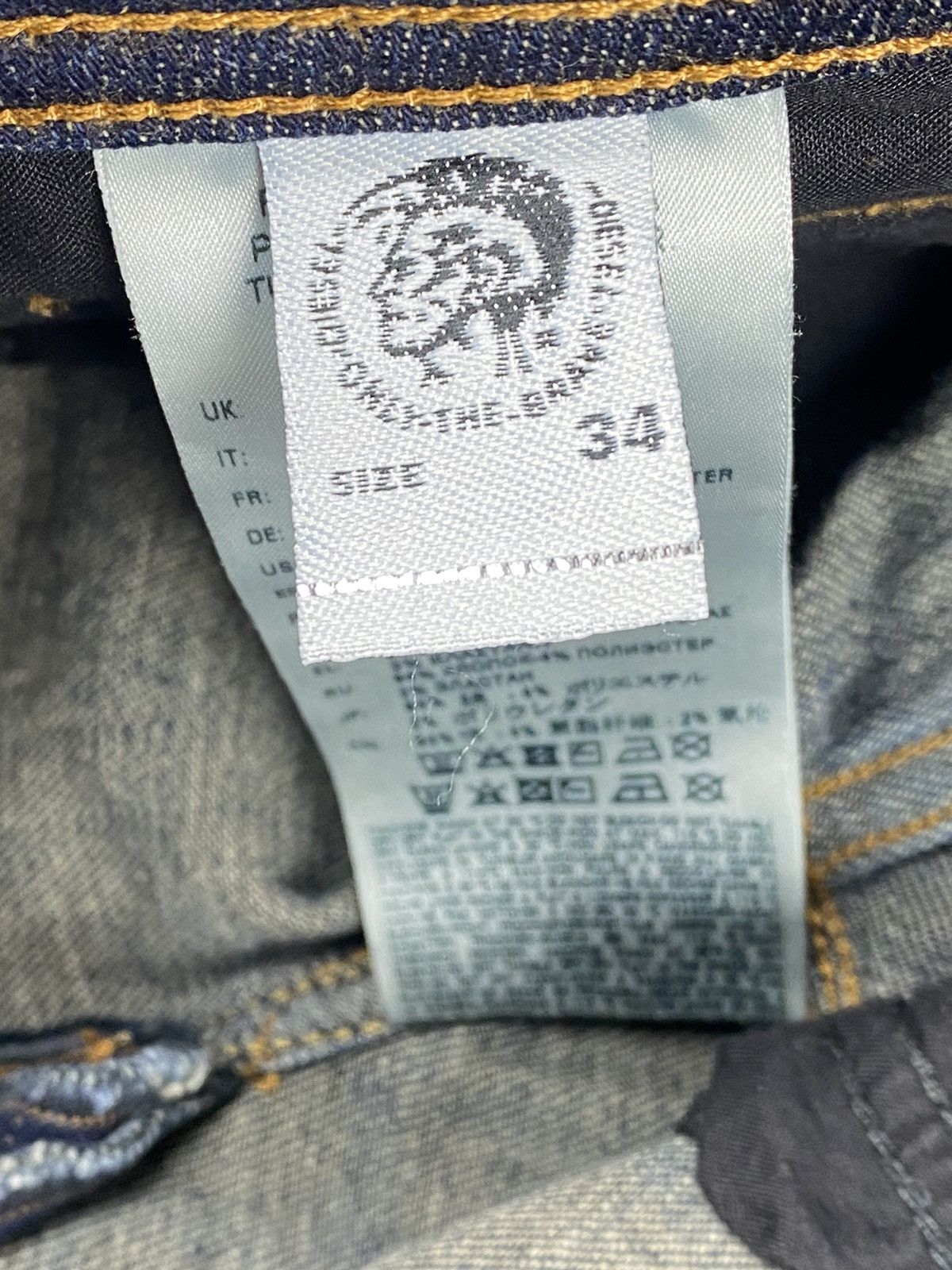 Diesel Mens Vintage Diesel Jeans Denim Pants Size 34 x 32 Size US 34 / EU 50 - 10 Thumbnail