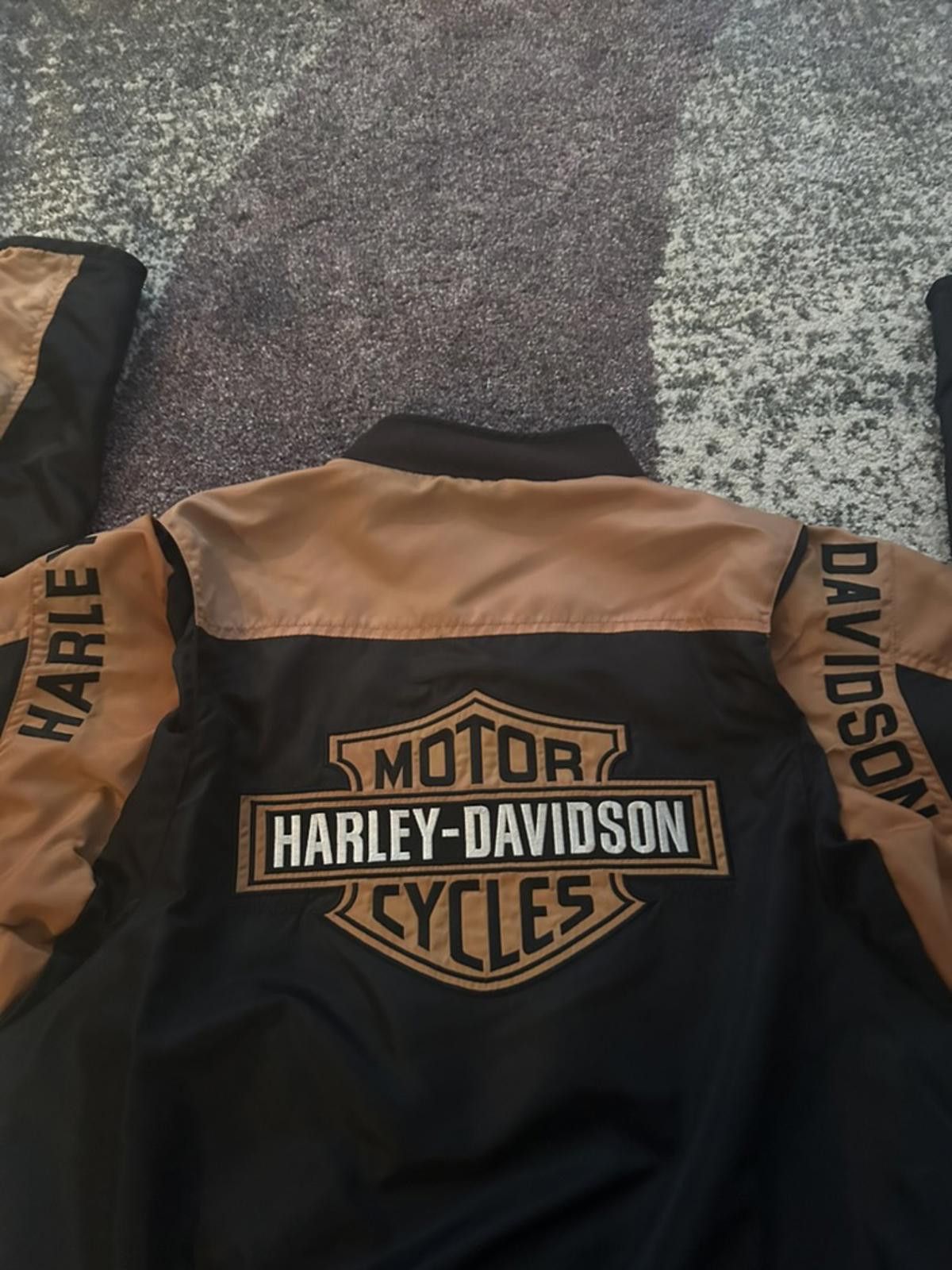 Harley Davidson Harley-Davidson Nylon Riding Bomber Jacket Size US L / EU 52-54 / 3 - 6 Thumbnail