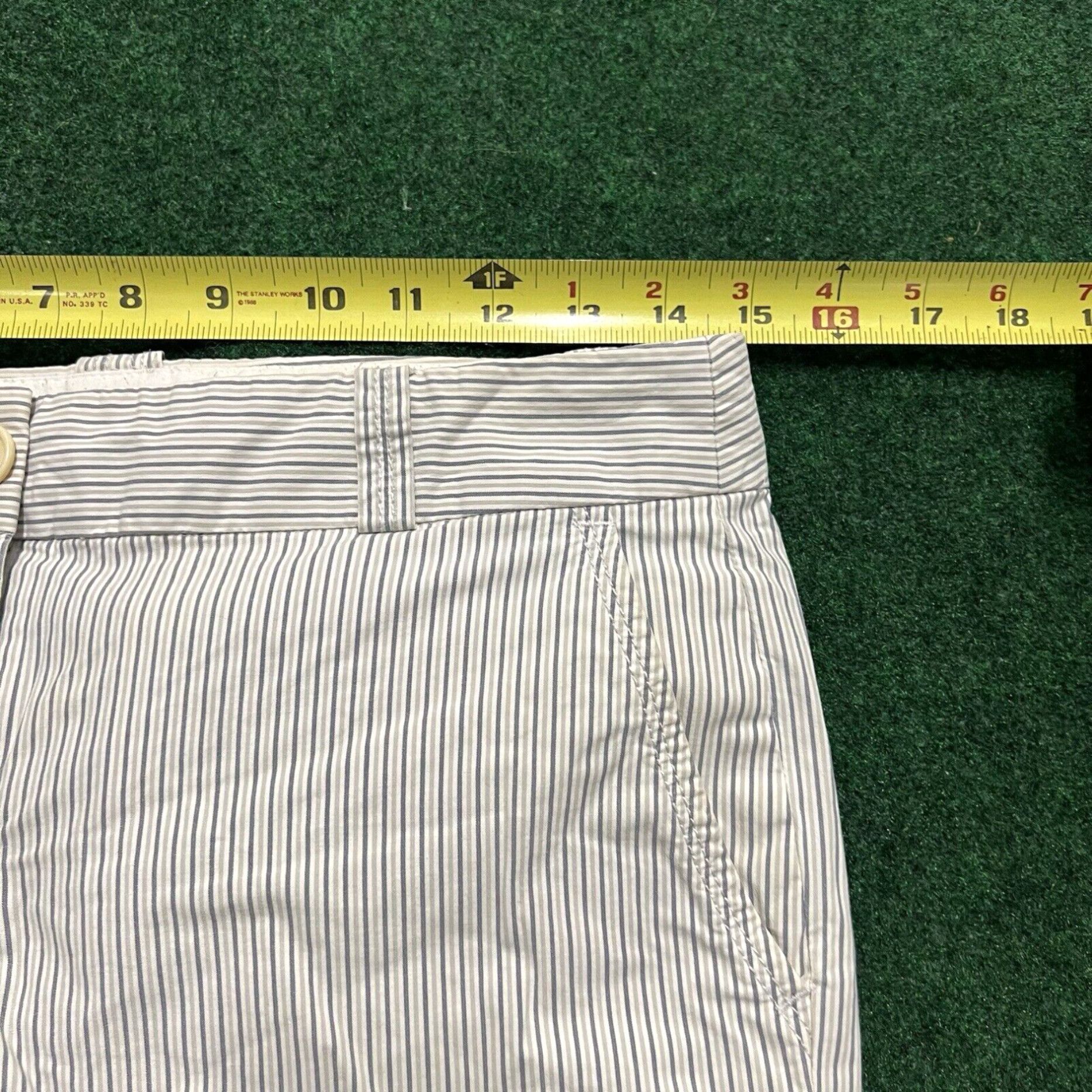 J.Crew J.Crew Women's City Fit Shorts Striped Size 2 Summer Beach Ocean Walking Size 26" / US 2 / IT 38 - 4 Thumbnail