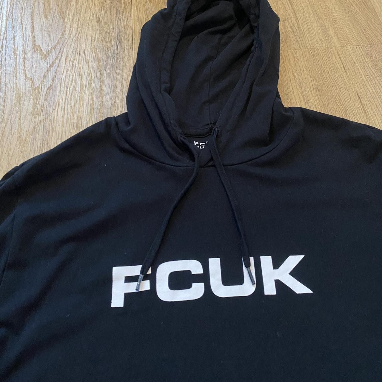 Other Black and white FCUK hoodie #hoodie Longsleeve Size US XL / EU 56 / 4 - 3 Thumbnail