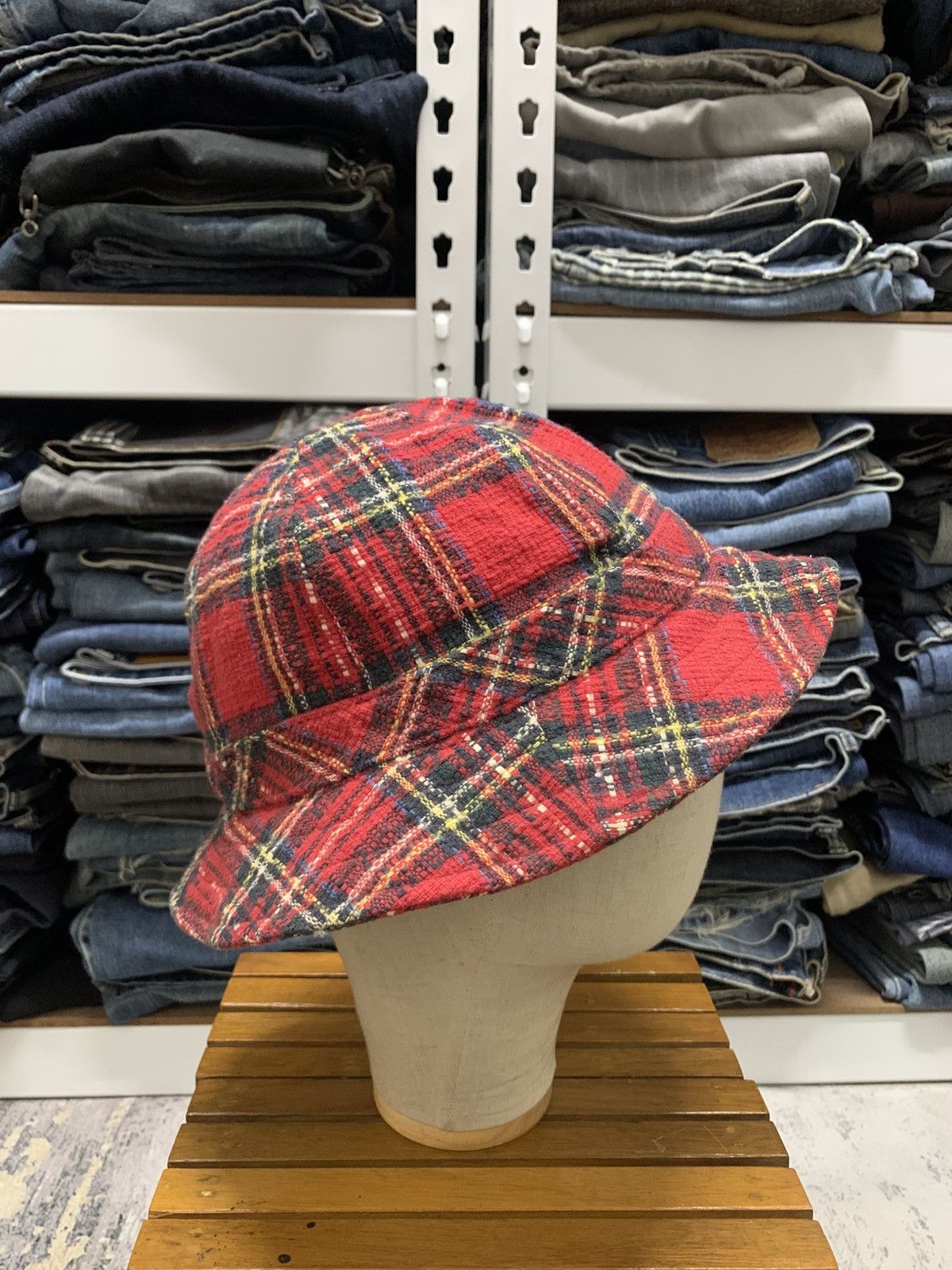 Japanese Brand Japanese Brand Vintage Scottish Tartan Bucket Hat Size ONE SIZE - 3 Thumbnail