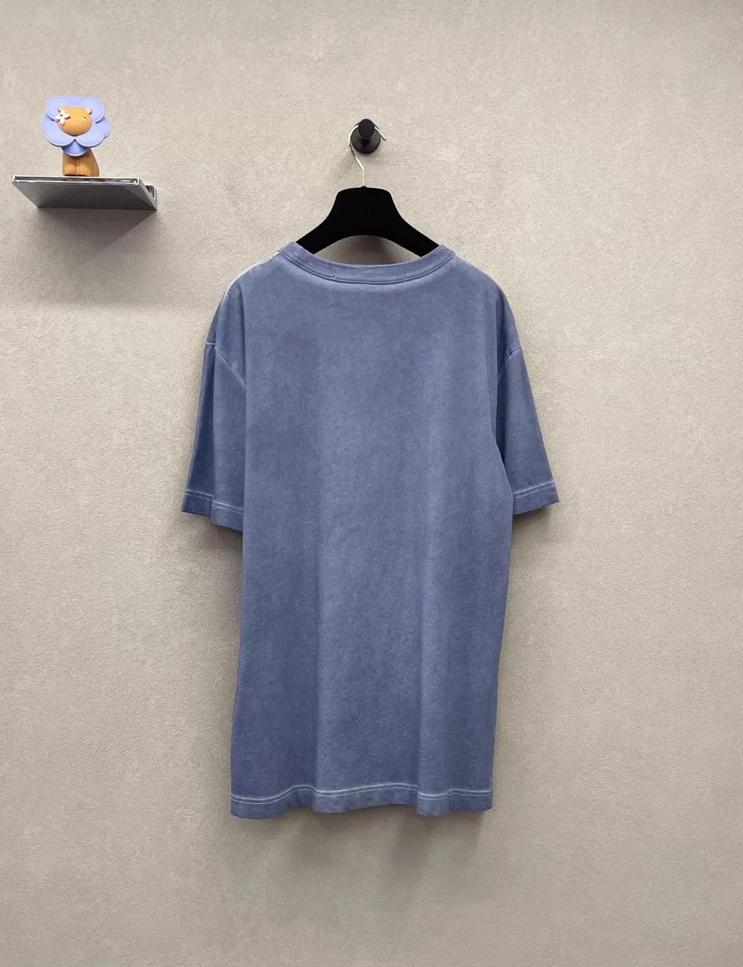 Alexander Wang Alexander Wang Mist Blue Crystal Logo Tee S Size US S / EU 44-46 / 1 - 2 Thumbnail