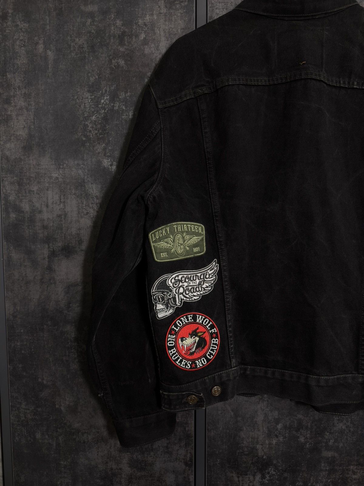Levi's Vinatge 80s Levis Patched Washed Denim Jacket Acne Hedi Raf Size US L / EU 52-54 / 3 - 12 Thumbnail