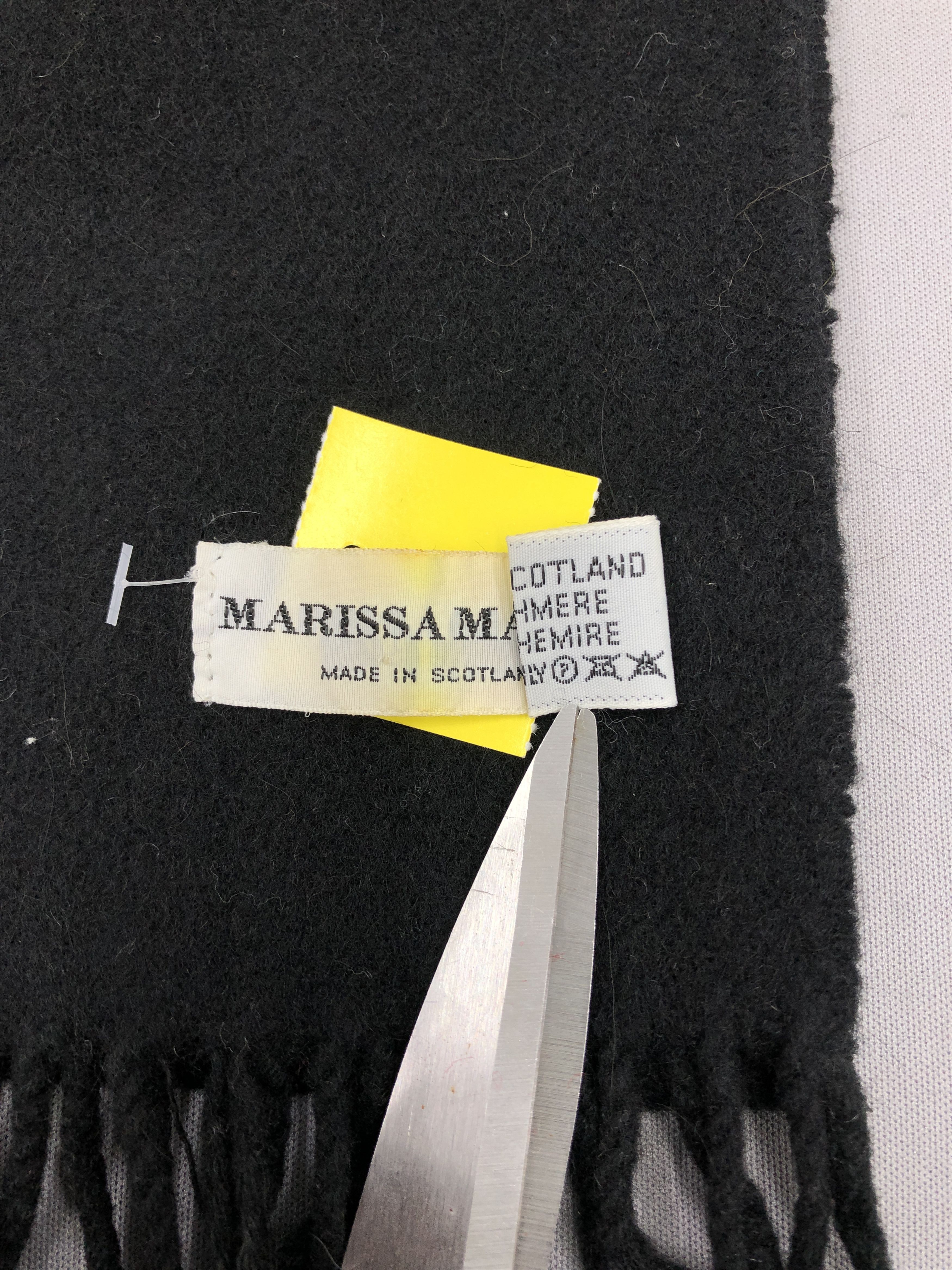 Vintage Vintage Marissa Marini Cashmere Scarf / Muffler / Neckwear Size ONE SIZE - 5 Thumbnail