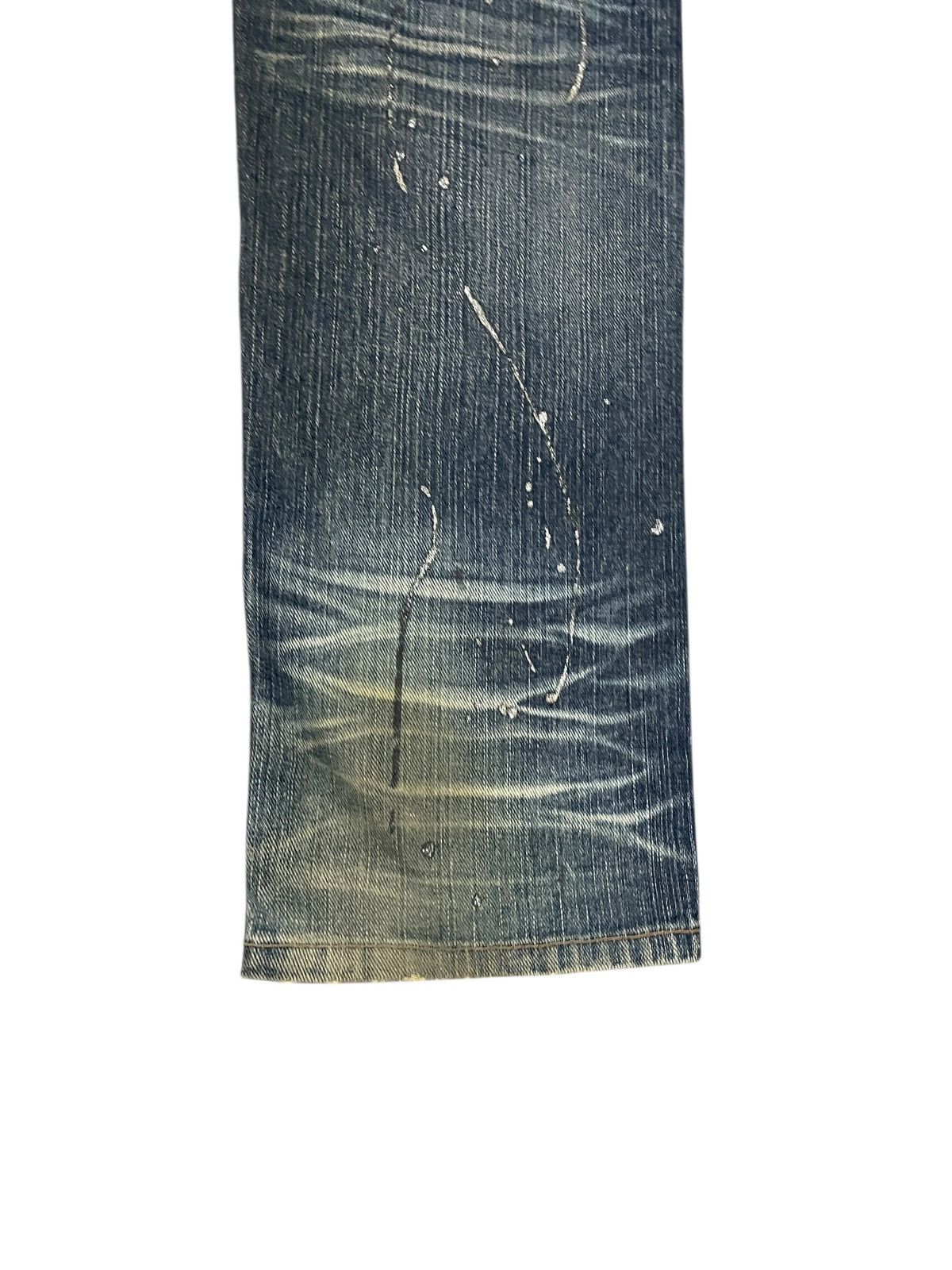 14th Addiction Wildlife Japanese Destroyed Dusty Dirt Rockers Jeans Size US 33 - 17 Thumbnail