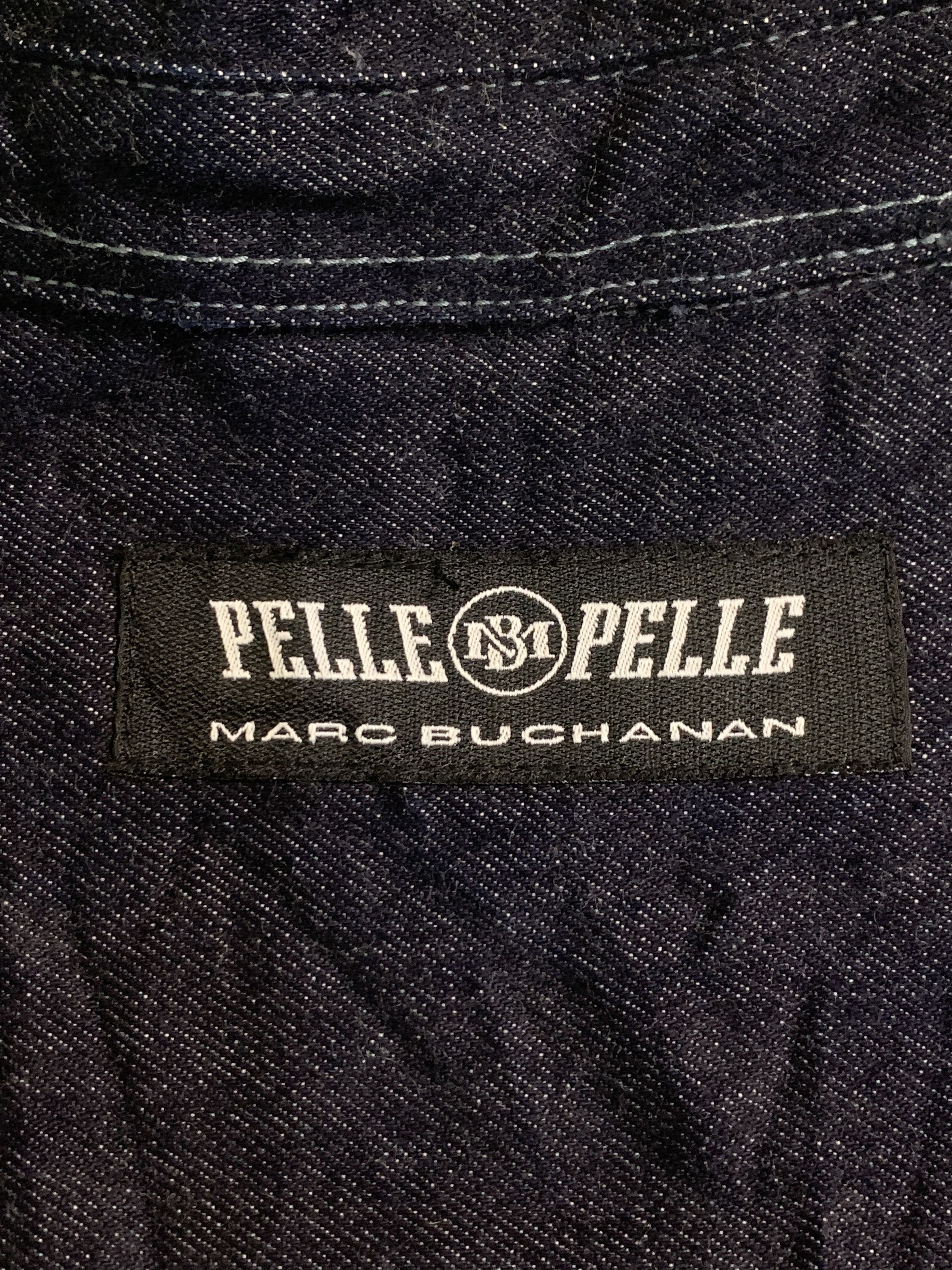 Marc Buchanan × Pelle Pelle Rare Design Pelle Pelle Marc Buchanan Denim Shirts Size US L / EU 52-54 / 3 - 4 Thumbnail