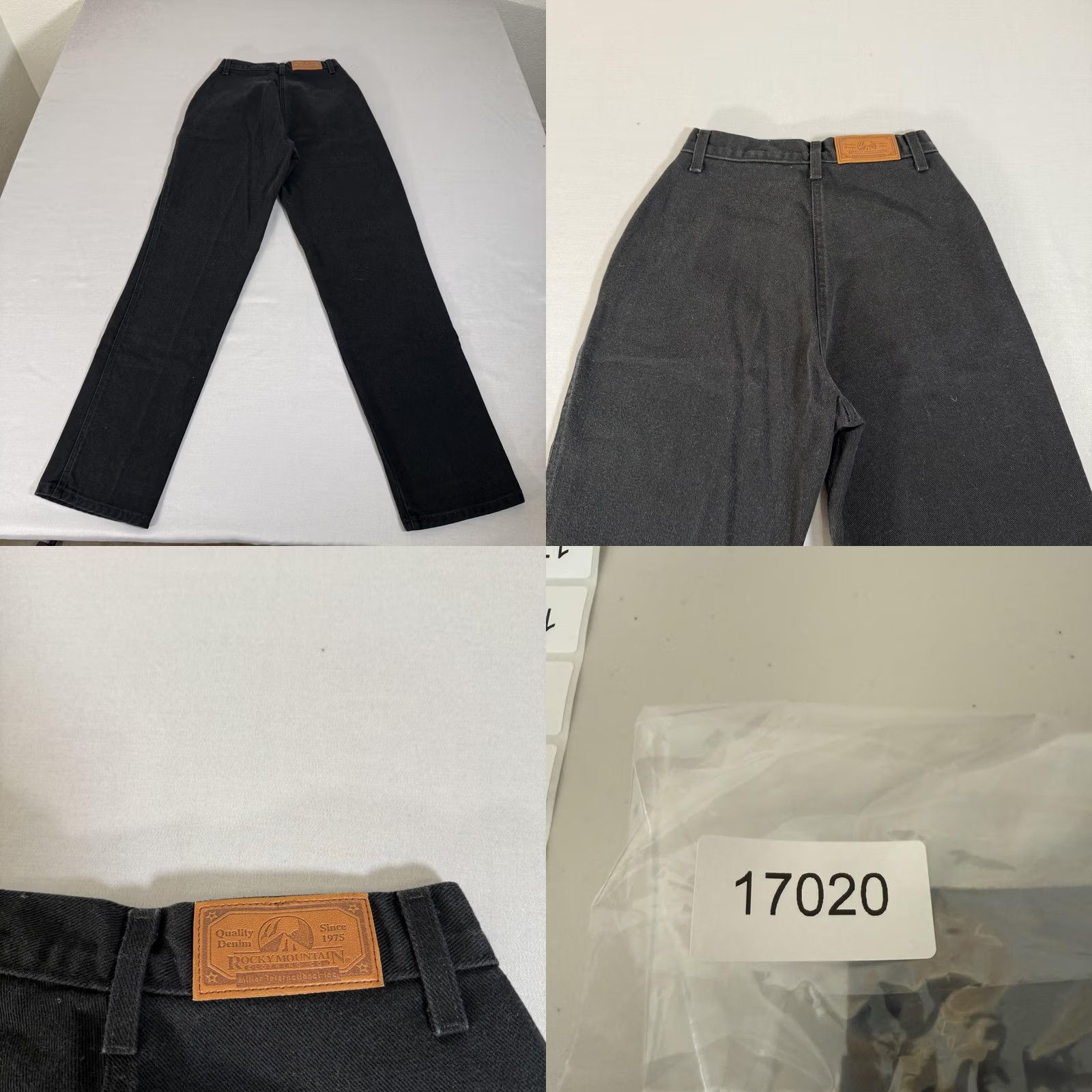 Vintage VINTAGE Rocky Mountain Womens 5 Black Bare Back Slim Fit Denim Pants 90s Western Jeans Women Checks 90s Mens Size 27" / US 4 / IT 40 - 9 Thumbnail