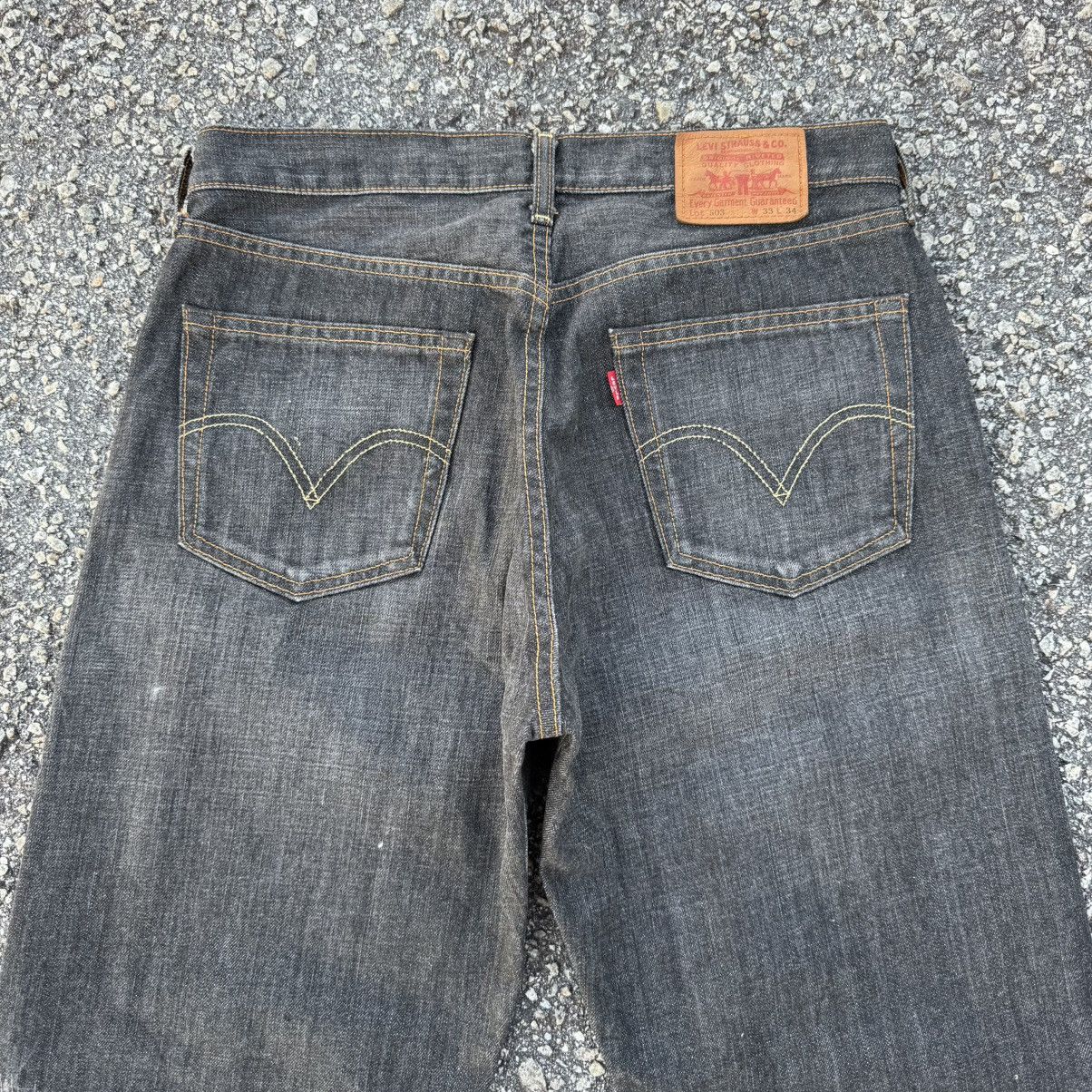 Levi's Vintage Clothing VINTAGE Y2K LEVI'S 503 BLACK DENIM JEAN PANTS Size US 33 - 9 Thumbnail