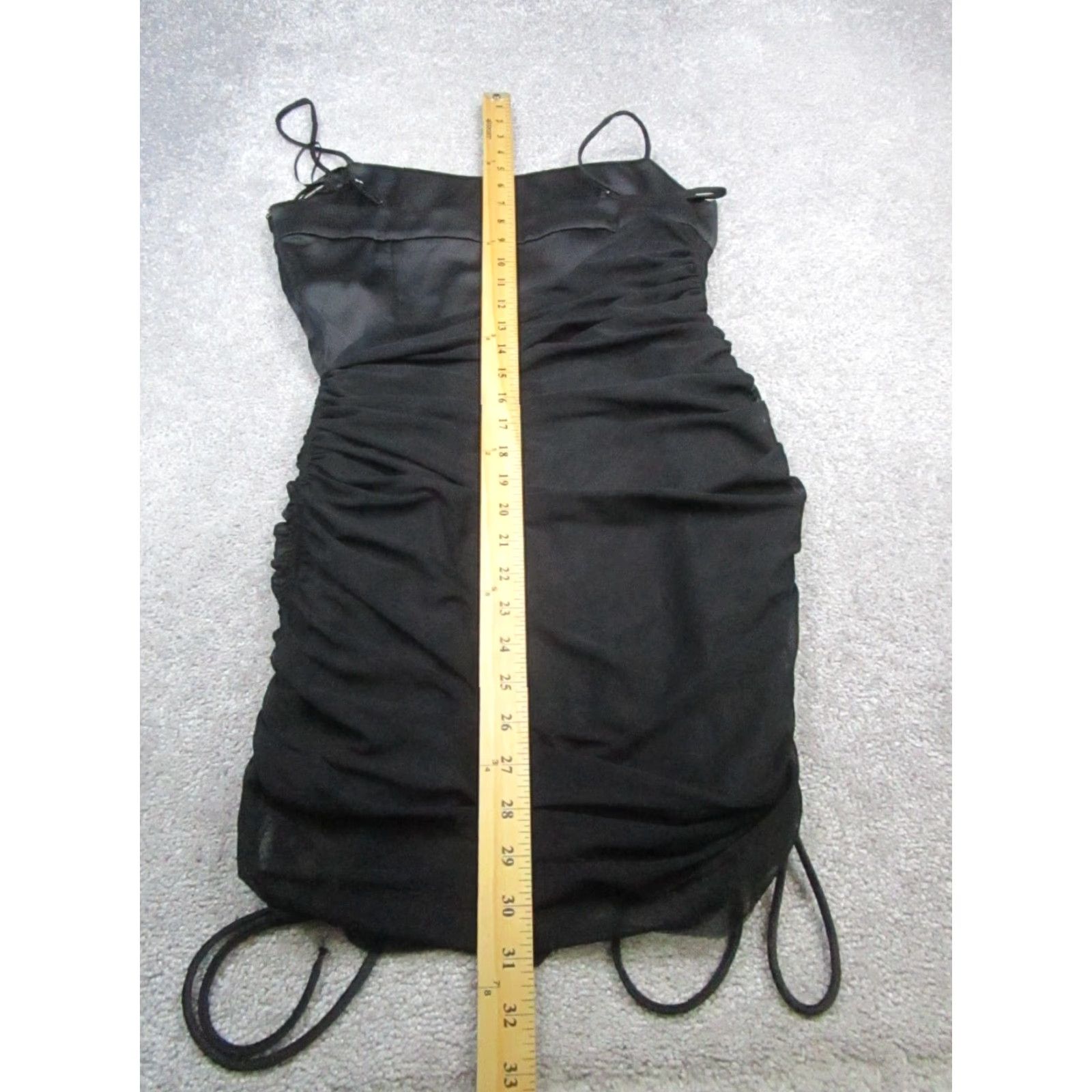 Zara Zara Dress Womens Medium Black Wrap Bodycon Dress Size M / US 6-8 / IT 42-44 - 7 Thumbnail