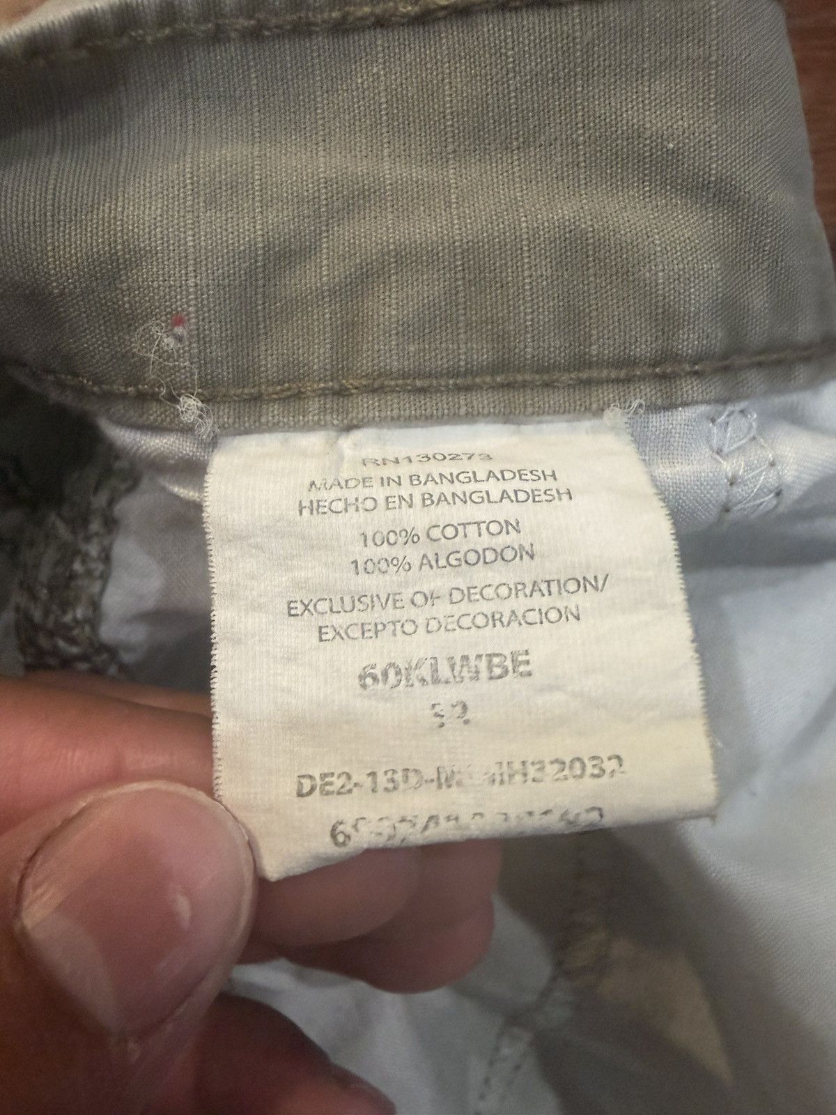 Wrangler Y2K Wrangler Men's Beige Canvas Cargo Shorts Cotton Flat Size US 32 / EU 48 - 7 Thumbnail