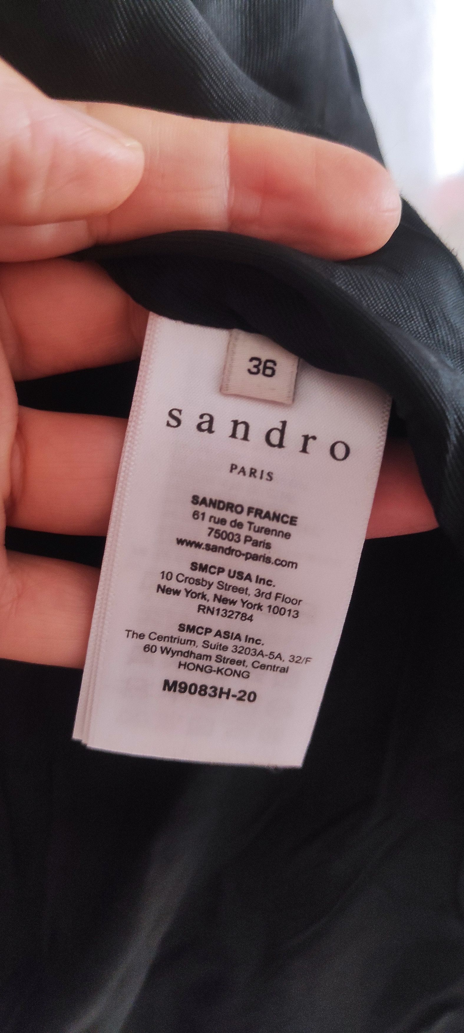 Sandro Sando Paris Short Hooded Women Wool Coat Natural Fox fur Size S / US 4 / IT 40 - 14 Thumbnail