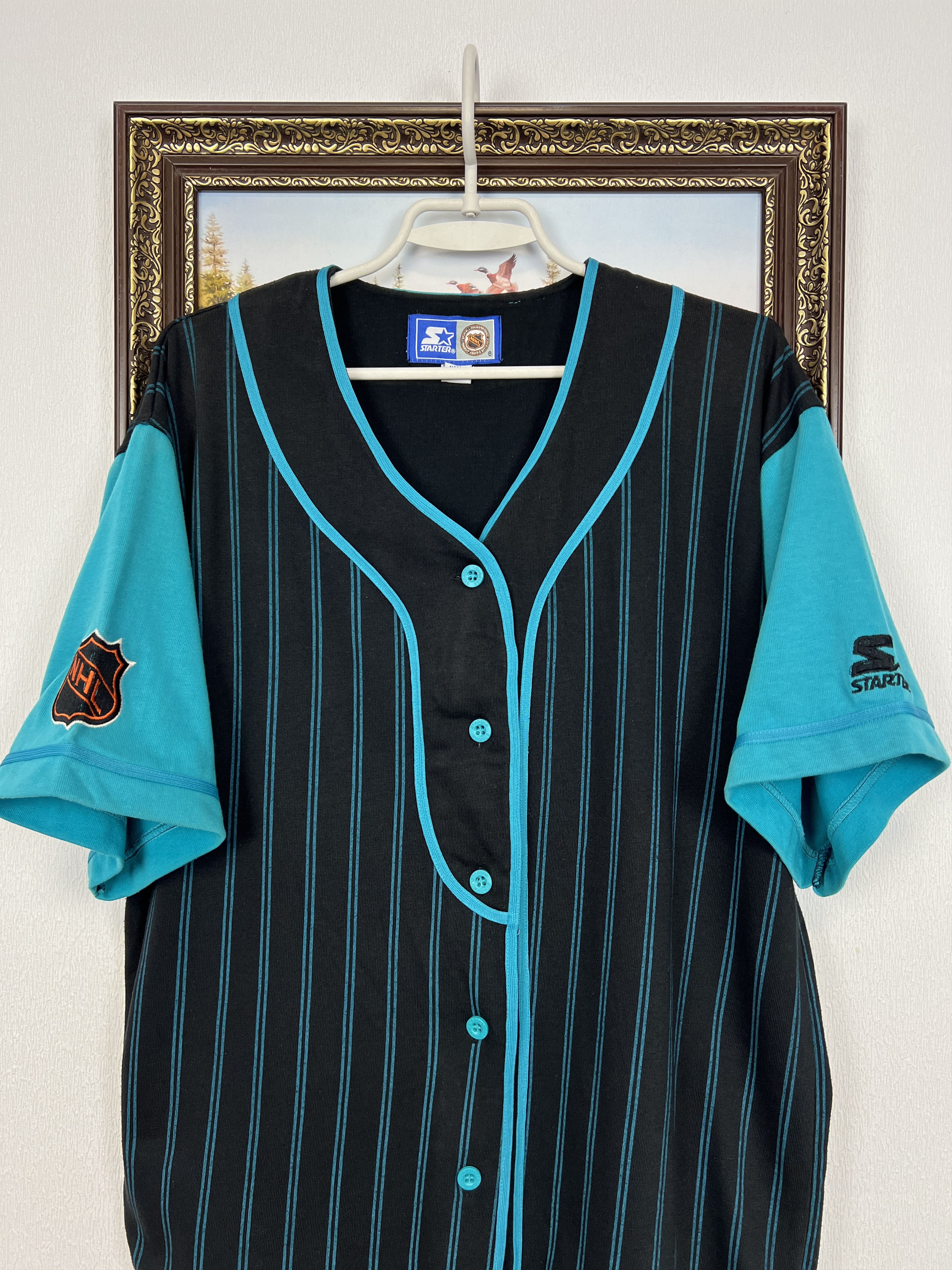 Starter Vintage Starter Anaheim Mighty Ducks Baseball Jersey Tee Size US M / EU 48-50 / 2 - 2 Thumbnail