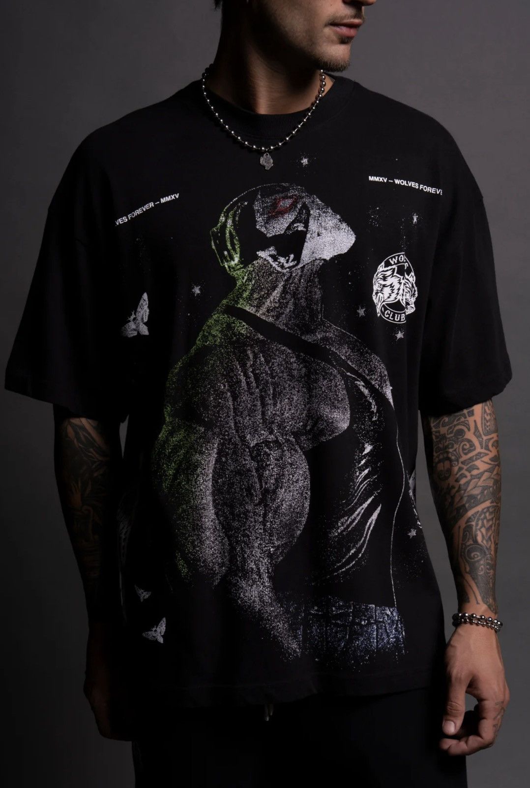 Darc Sport Darc Sport Bane "Side by Side" Oversized Tee in Black Size US L / EU 52-54 / 3 - 6 Thumbnail