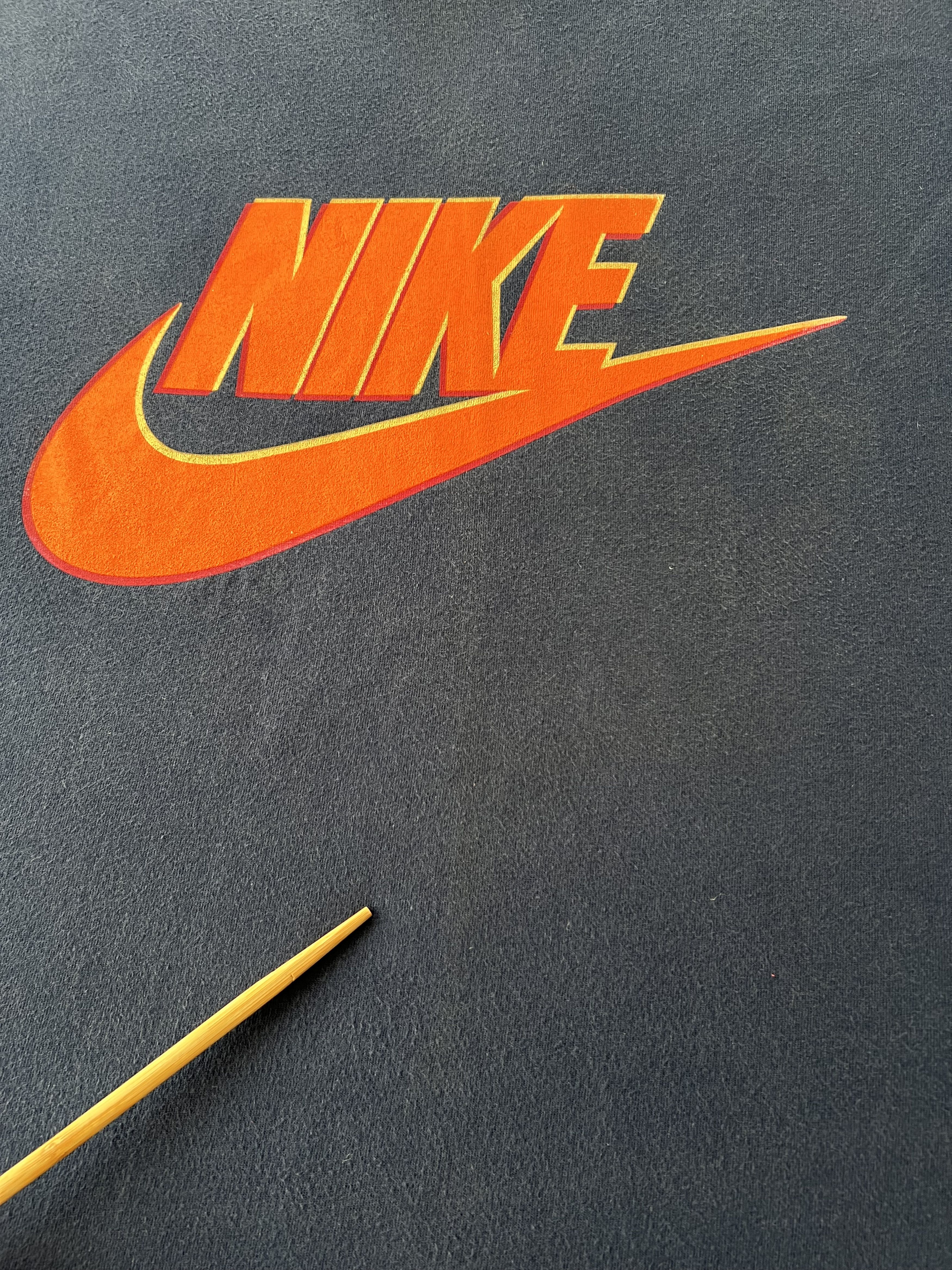 Nike Vintage 90s Nike Blue T-shirt Size US L / EU 52-54 / 3 - 7 Thumbnail