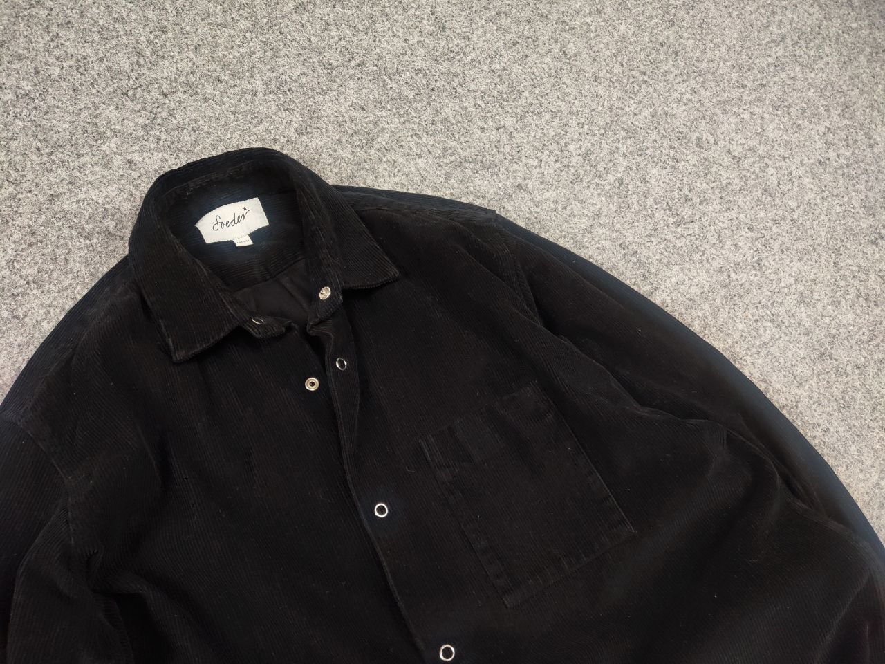 Other Soeder Design Zurich Snap Button Solid Corduroy Overshirt Size US M / EU 48-50 / 2 - 4 Thumbnail