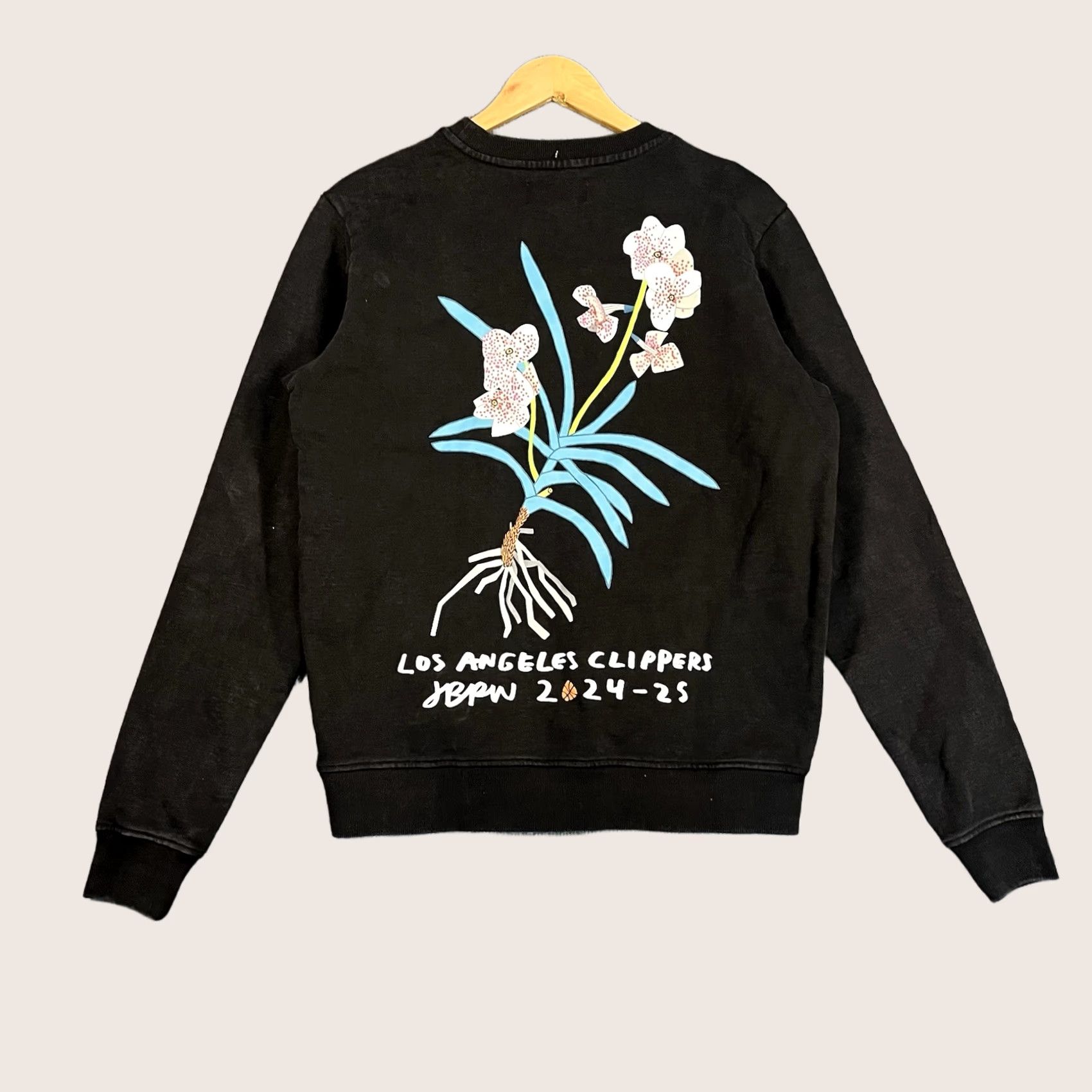 Vintage Courtside NBA Clippers Sweatshirt Mens Small Black NEW Crewneck Graphic Print Logo Embroidered Pullover Knit All Seasons Streetwear Nike? Size US S / EU 44-46 / 1 - 1 Thumbnail