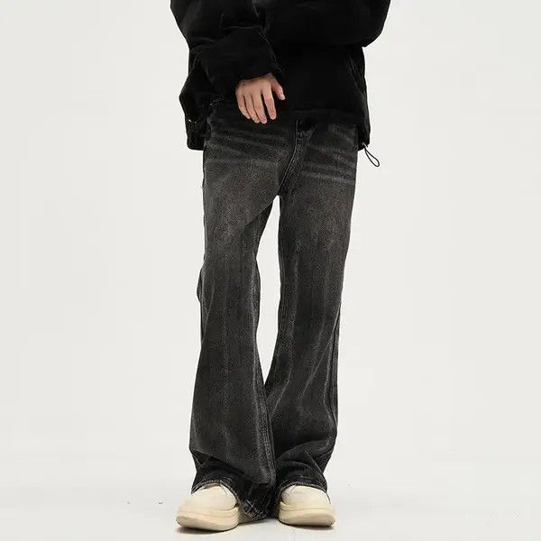 VIBE Baggy streetwear y2k flared ripped jeans pants wide leg Size US 32 / EU 48 - 1 Thumbnail