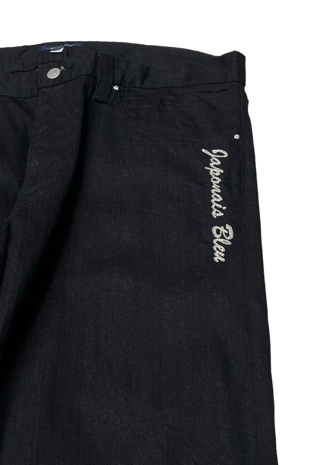 Japanese Brand × Vintage Vintage Brand Japonais Bleu Sukajan Baggy Jeans 2000s Size US 38 / EU 54 - 4 Thumbnail