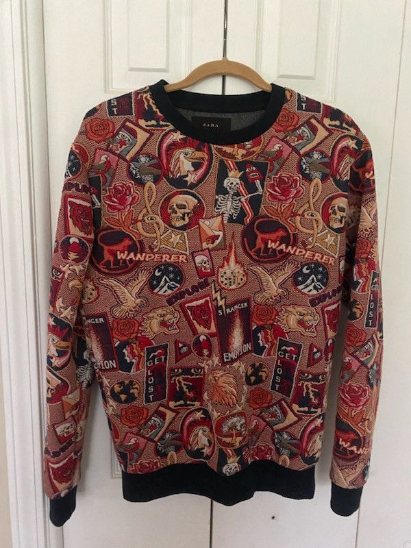 Zara Zara Knit Statment Crew Neck Size US S / EU 44-46 / 1 - 1 Thumbnail