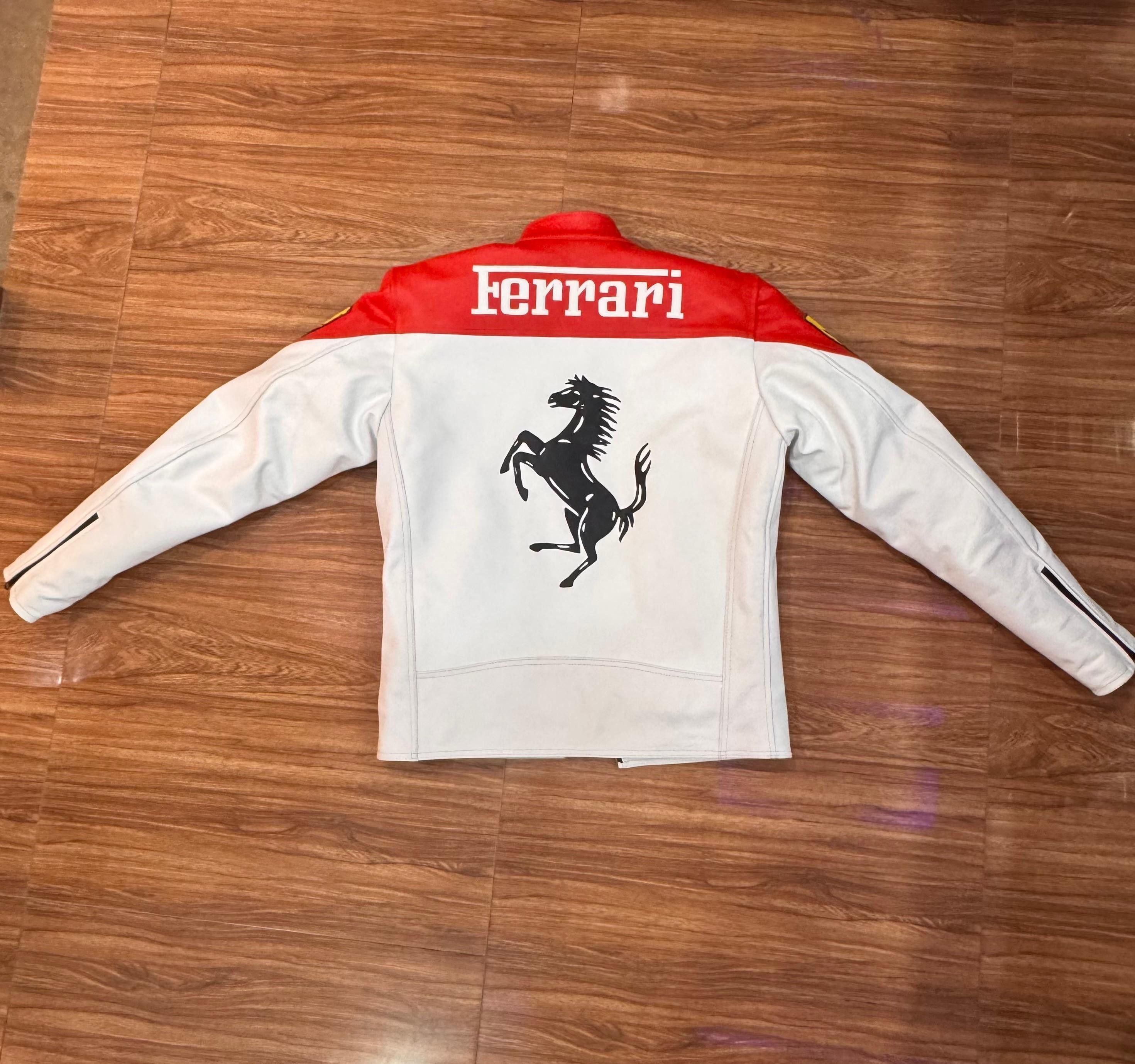 Ferrari × Vintage Vintage Ferrari Leather Jacket Size US XL / EU 56 / 4 - 8 Thumbnail