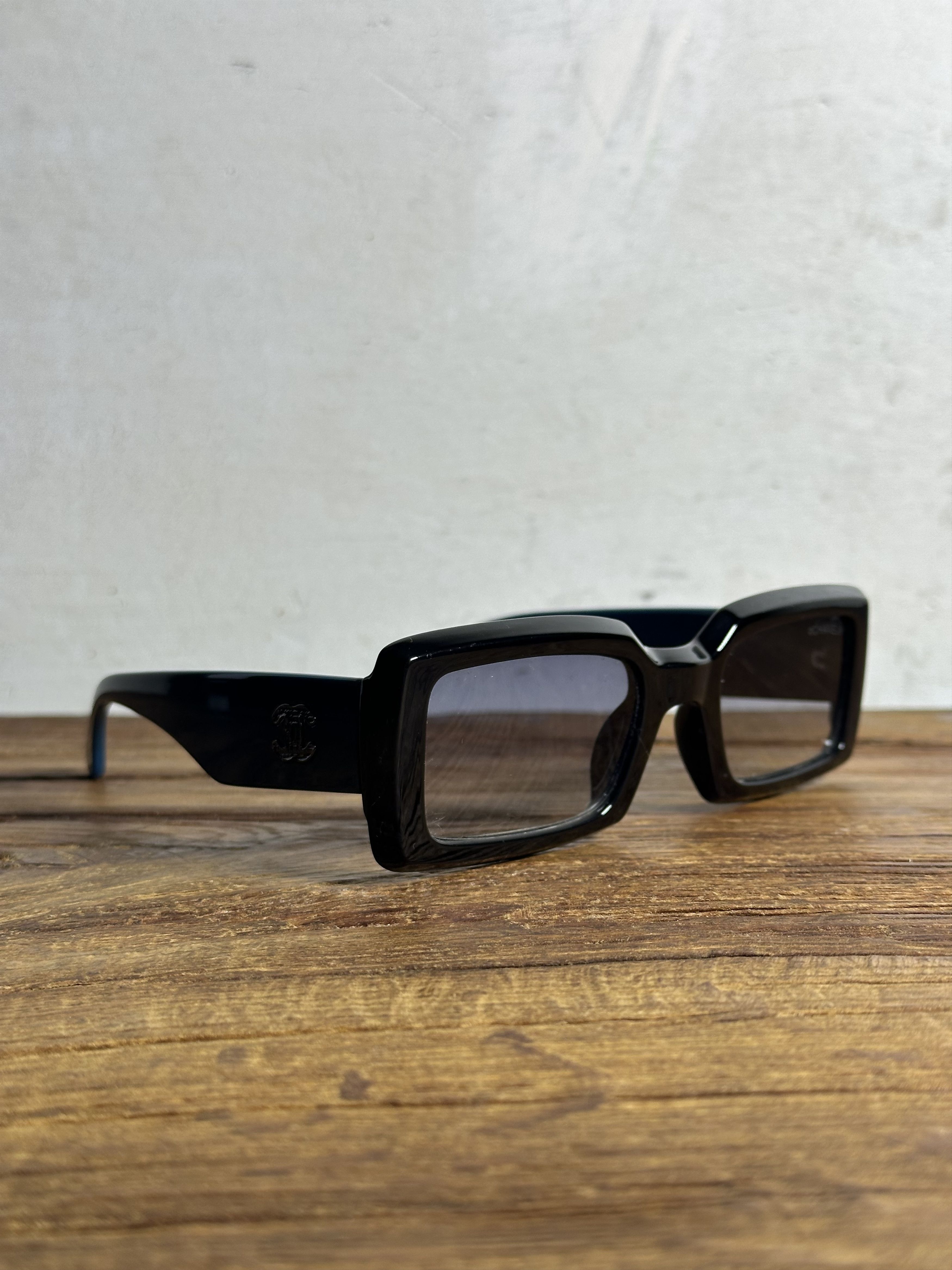 Chanel Chanel Acetate Rectangle Sunglasses Size ONE SIZE - 5 Thumbnail