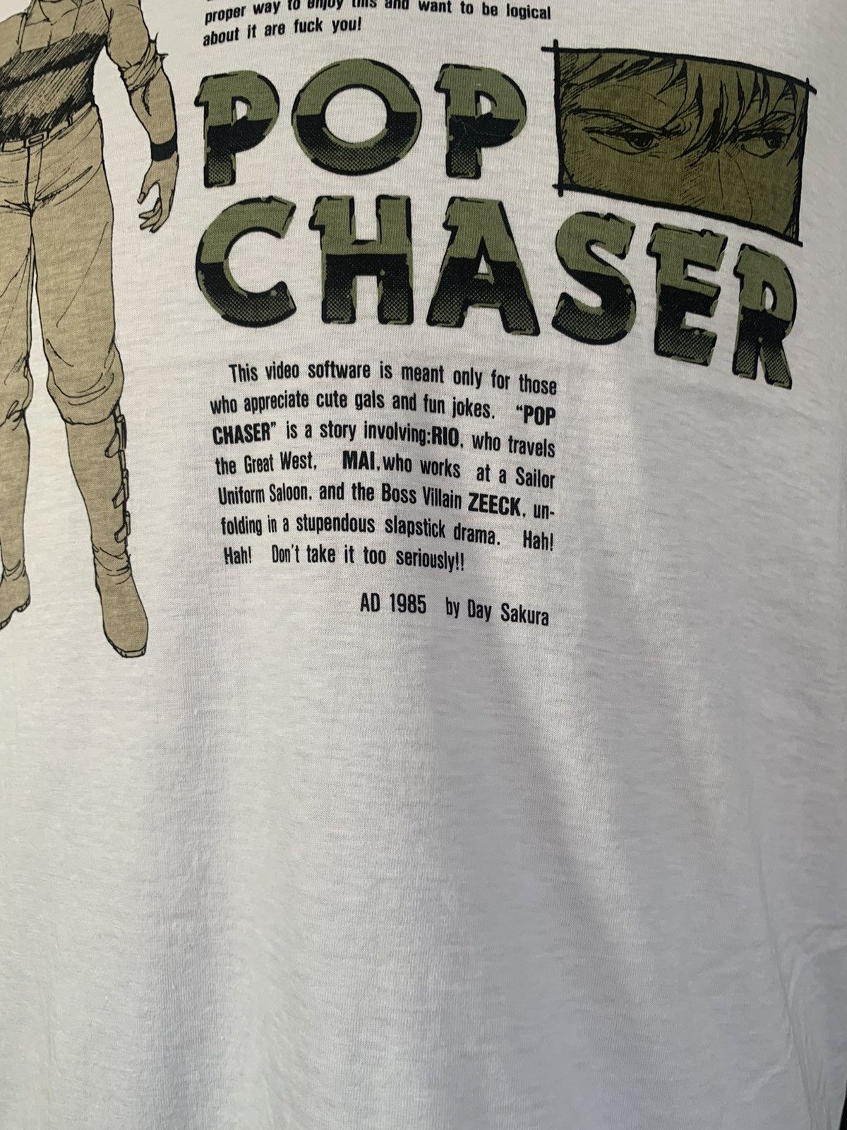 Anime × Vintage Vintage 90s Pop Chaser Day Sakura T shirt Size US M / EU 48-50 / 2 - 3 Thumbnail