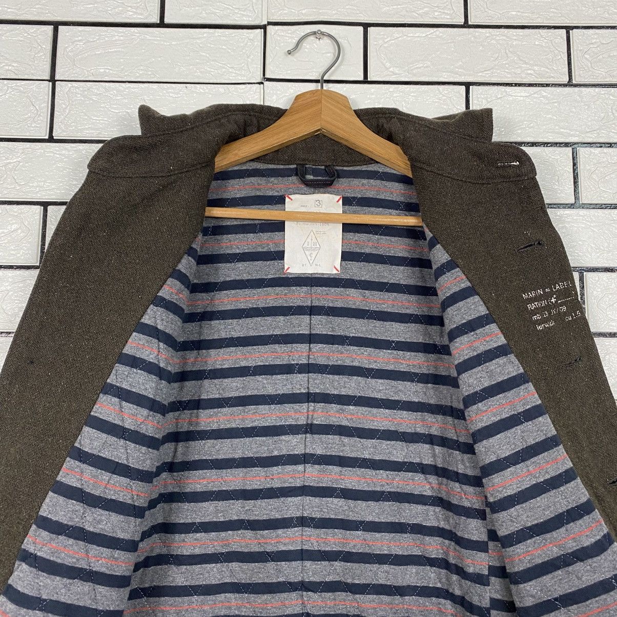 Kapital 📌Vintage Indigo Wool Button Jacket Navy A.F Striped Lining Size US M / EU 48-50 / 2 - 15 Thumbnail