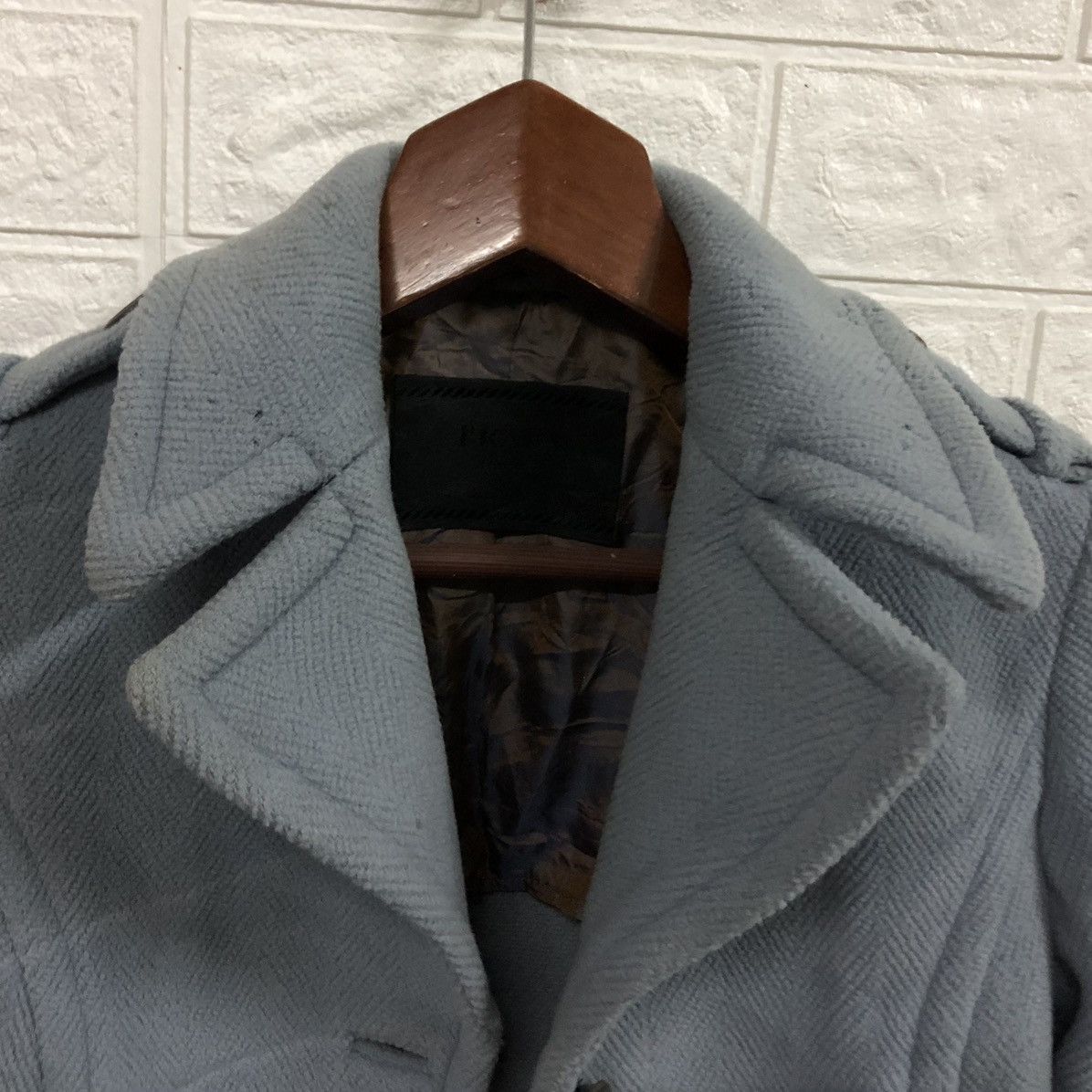 Prada Prada Wool dufflecoat Blue Size S / US 4 / IT 40 - 7 Thumbnail