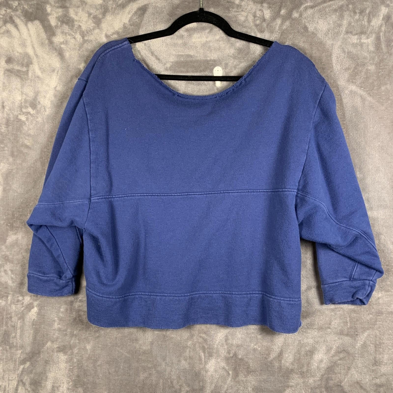 Designer Womens Mikoh Cut-Off Sweatshirt Sz. Large (346) Size L / US 10 / IT 46 - 2 Thumbnail