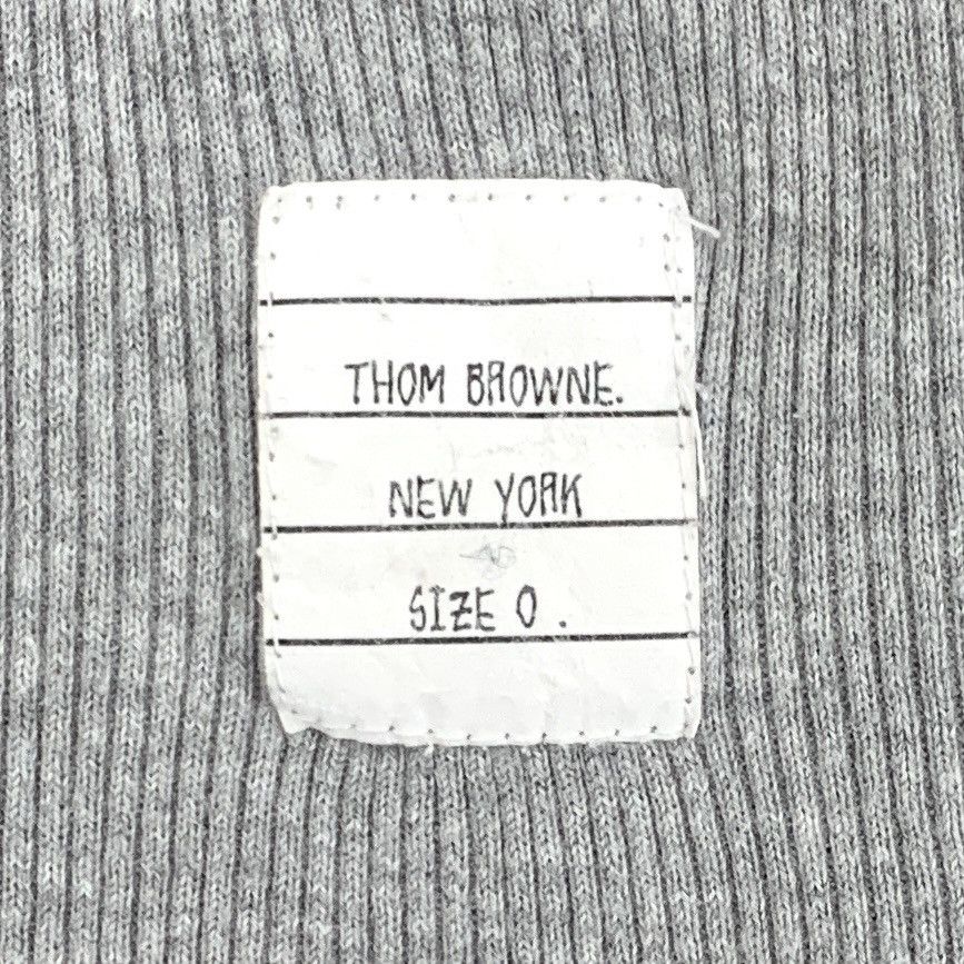 Thom Browne Thom Browne Grey Crew Neck Short Sleeve Knit Vest K26WX Size XS / US 0-2 / IT 36-38 - 5 Thumbnail