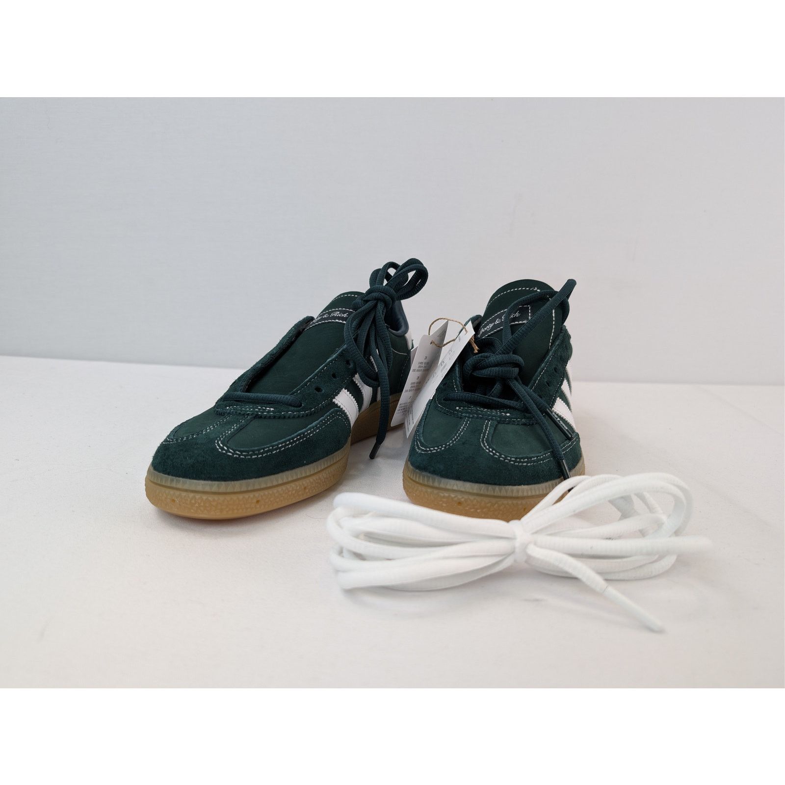 Adidas × Sporty & Rich o1rshd1 Handball Spezial x Sporty & Rich sneakers Dark Green Size US 12.5 / EU 45-46 - 7 Thumbnail