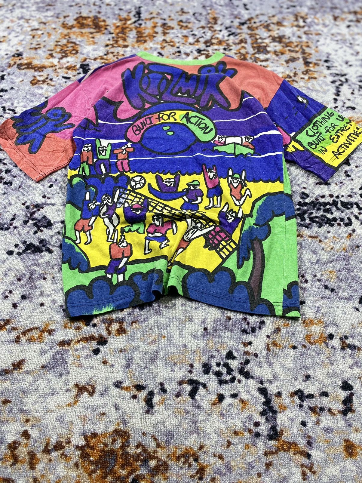 Vintage Rare!! Vintage 1989 Kozmik arts tshirt Size US S / EU 44-46 / 1 - 4 Thumbnail