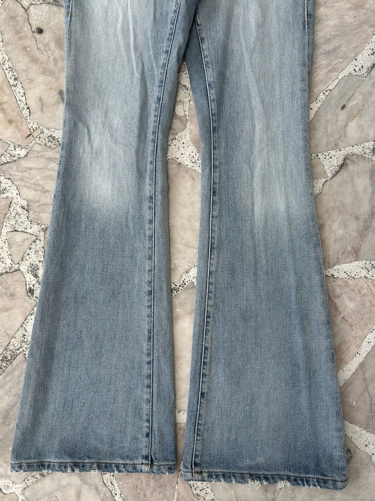 Diesel Diesel D-Ebby Vintage Ripped Flare Jeans Size US 28 / EU 44 - 4 Thumbnail