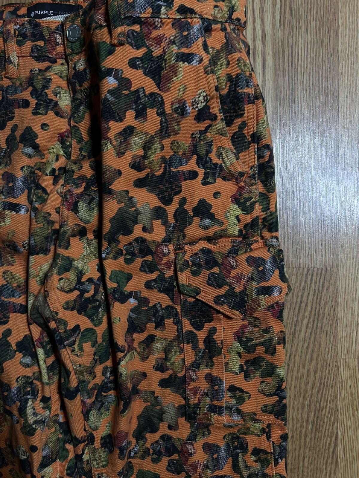Purple Brand Purple Brand Twill Cargo Pants Orange Size US 32 / EU 48 - 3 Thumbnail