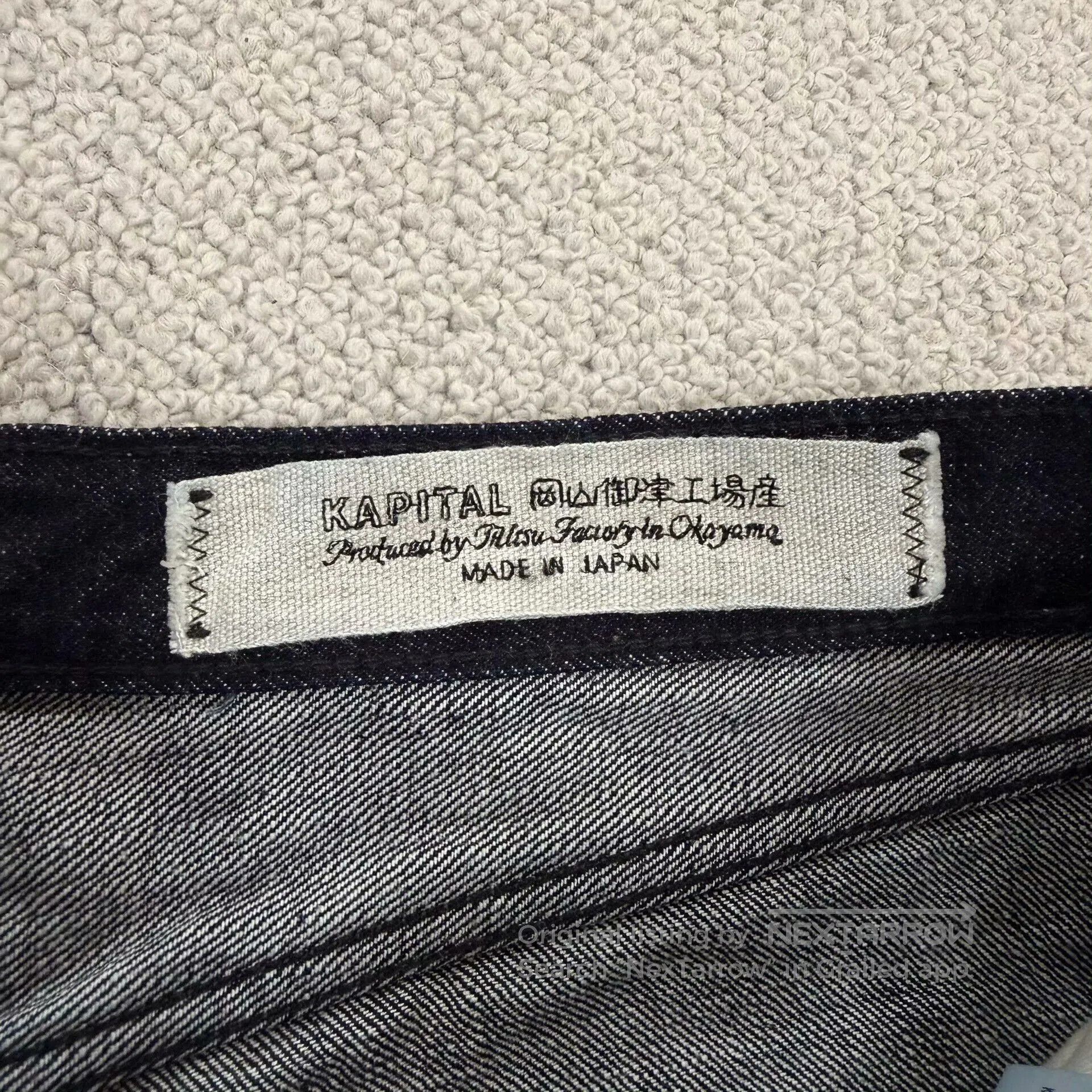 Kapital Vintage KAPITAL Wash Zip Denim Pants. Size US 36 / EU 52 - 4 Thumbnail