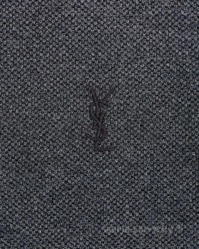 Saint Laurent Paris o1s1wg110625 751102 Cassandre Polo Shirt Cotton Piqué Size US XL / EU 56 / 4 - 3 Thumbnail