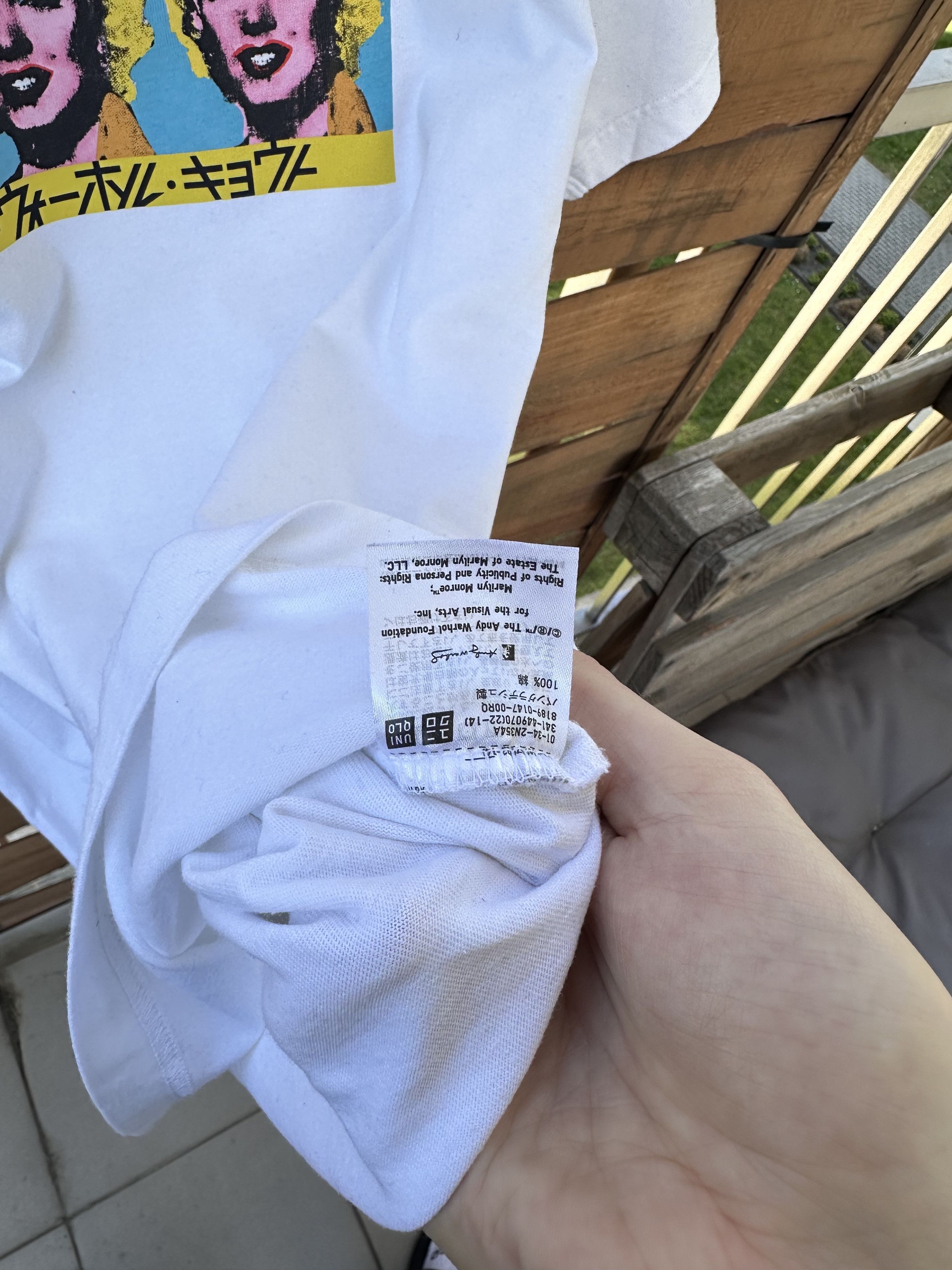 Andy Warhol × Uniqlo Uniqlo x Andy Warhol Kyoto t-shirt Marilyn Monroe Size US L / EU 52-54 / 3 - 4 Thumbnail