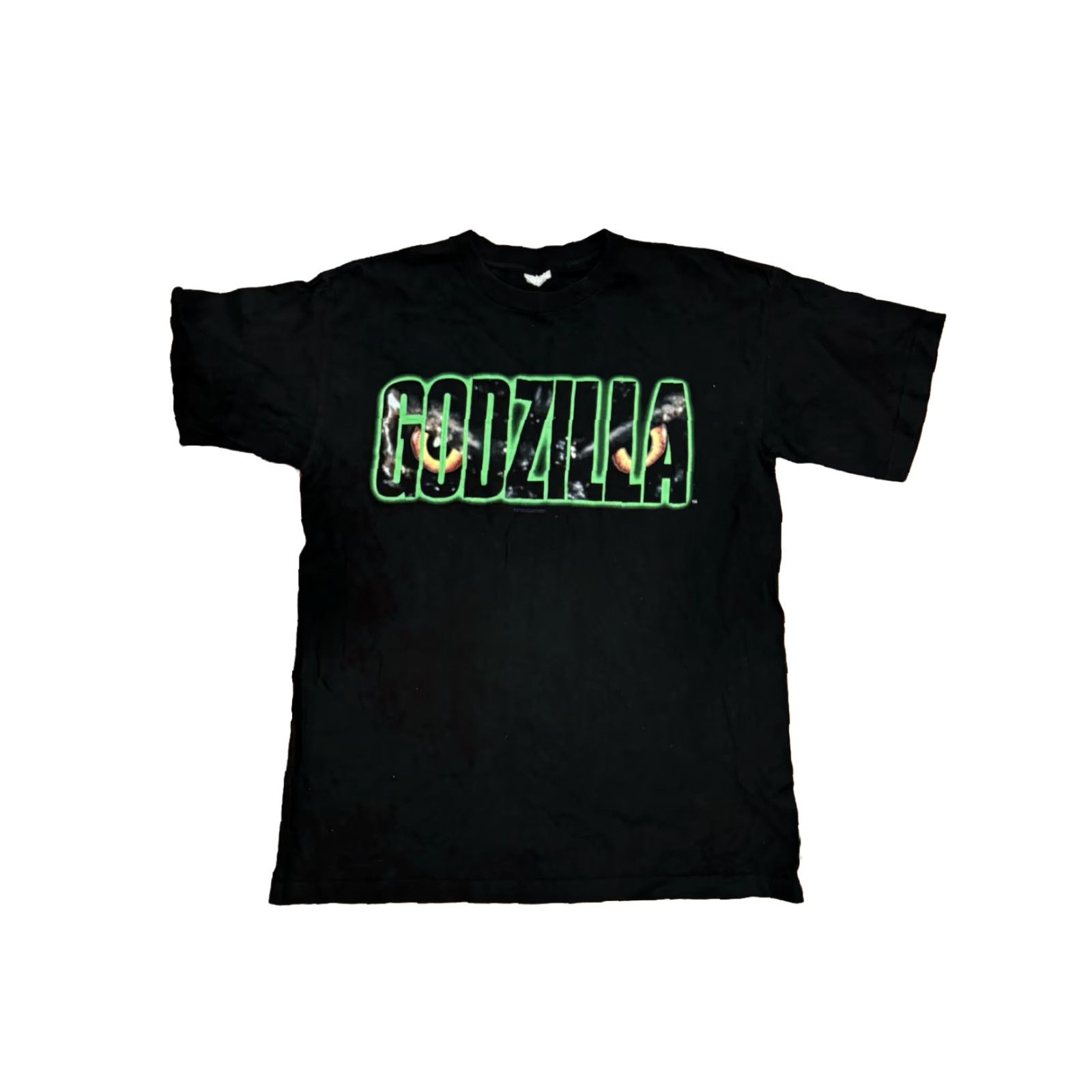 Vintage VINTAGE Cronies Godzilla Shirt XL Short Sleeve Men Made In USA 90s PROMO No Tags Black T-Shirt Size US XL / EU 56 / 4 - 2 Thumbnail