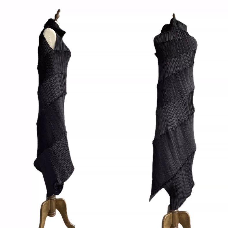 Issey Miyake Issey Miyake size:2 Black main line spiral staircase dress Size M / US 6-8 / IT 42-44 - 7 Thumbnail