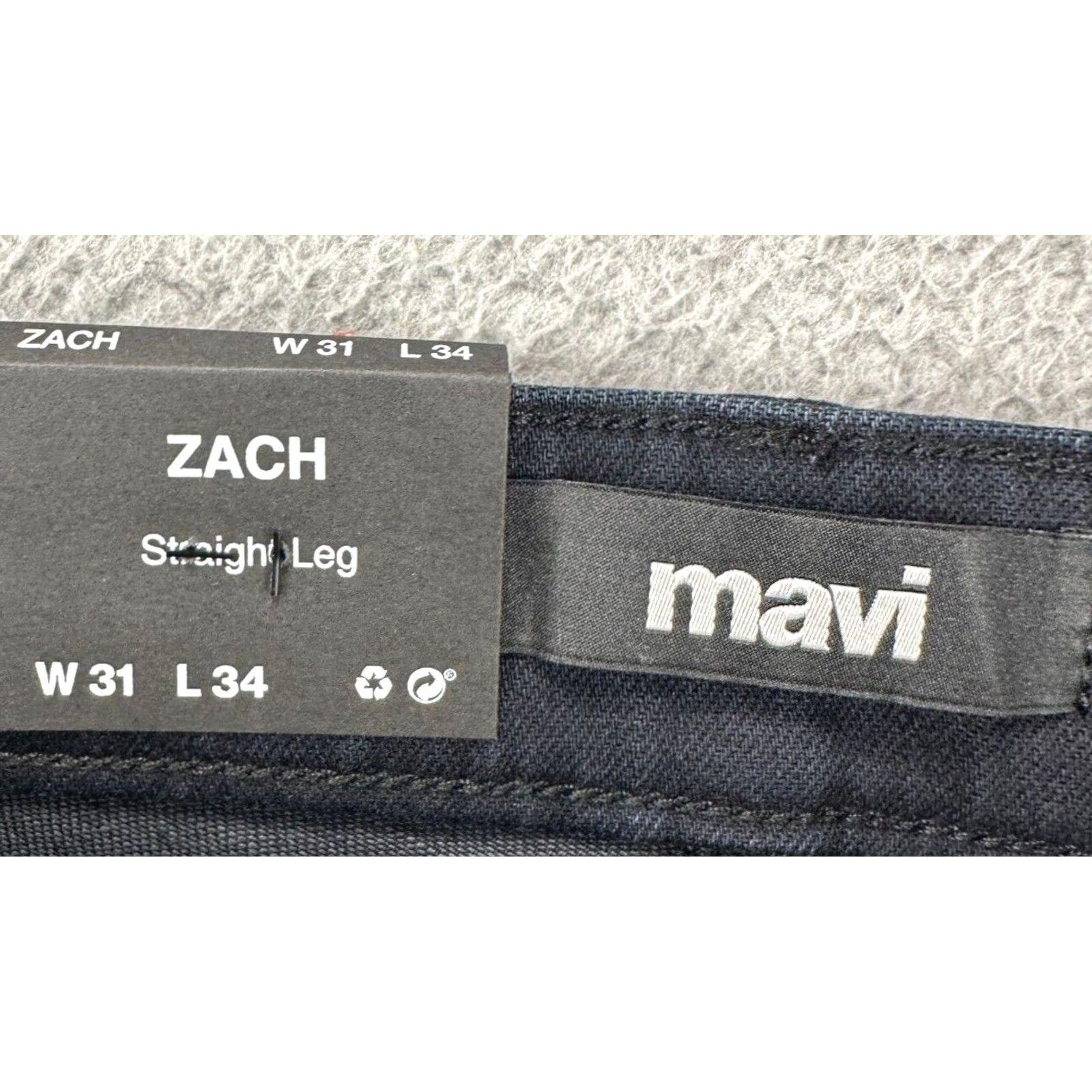 Mavi Mavi Zack Jeans Mens 31X34 Blue Straight Stretch Denim NEW Size US 31 - 5 Thumbnail