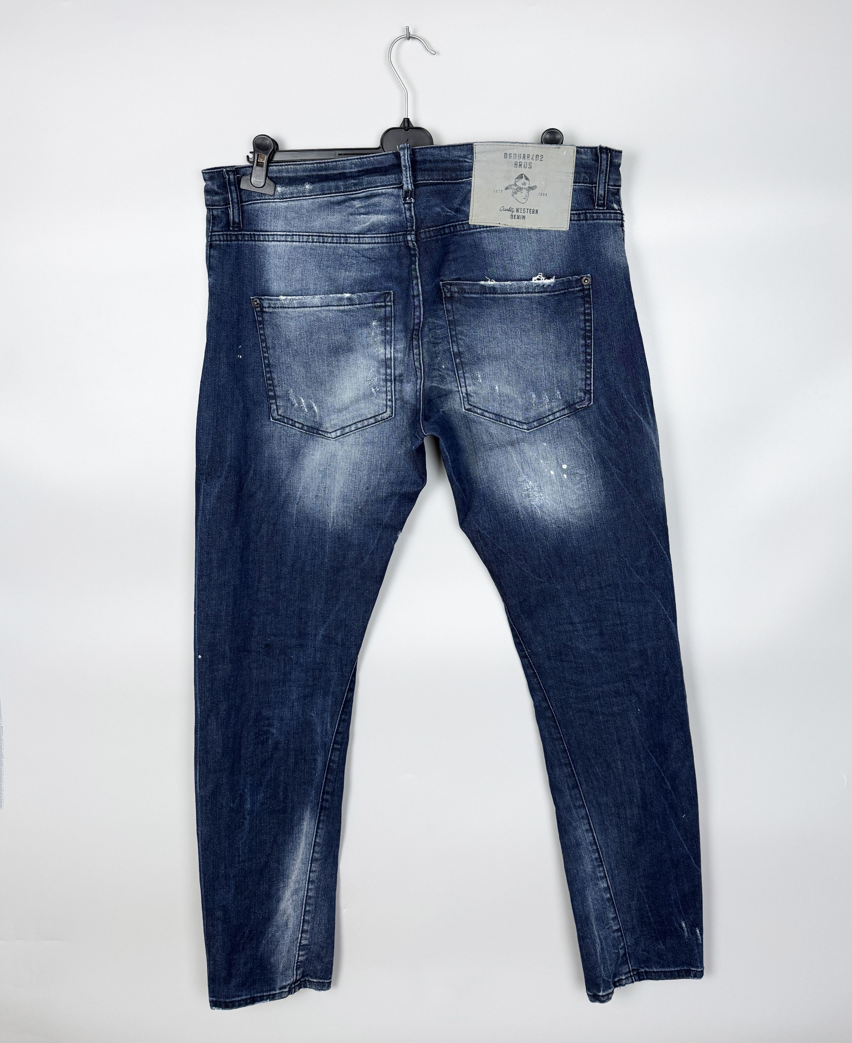 Dsquared2 Dsquared2 Distressed Western Denim Jeans Made Italy Size 52 Size US 36 / EU 52 - 7 Thumbnail