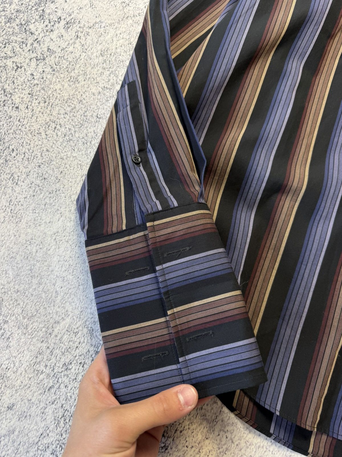 Vintage Yves Saint Laurent Classic Wedding Shirt with Cufflinks Size US XL / EU 56 / 4 - 15 Thumbnail