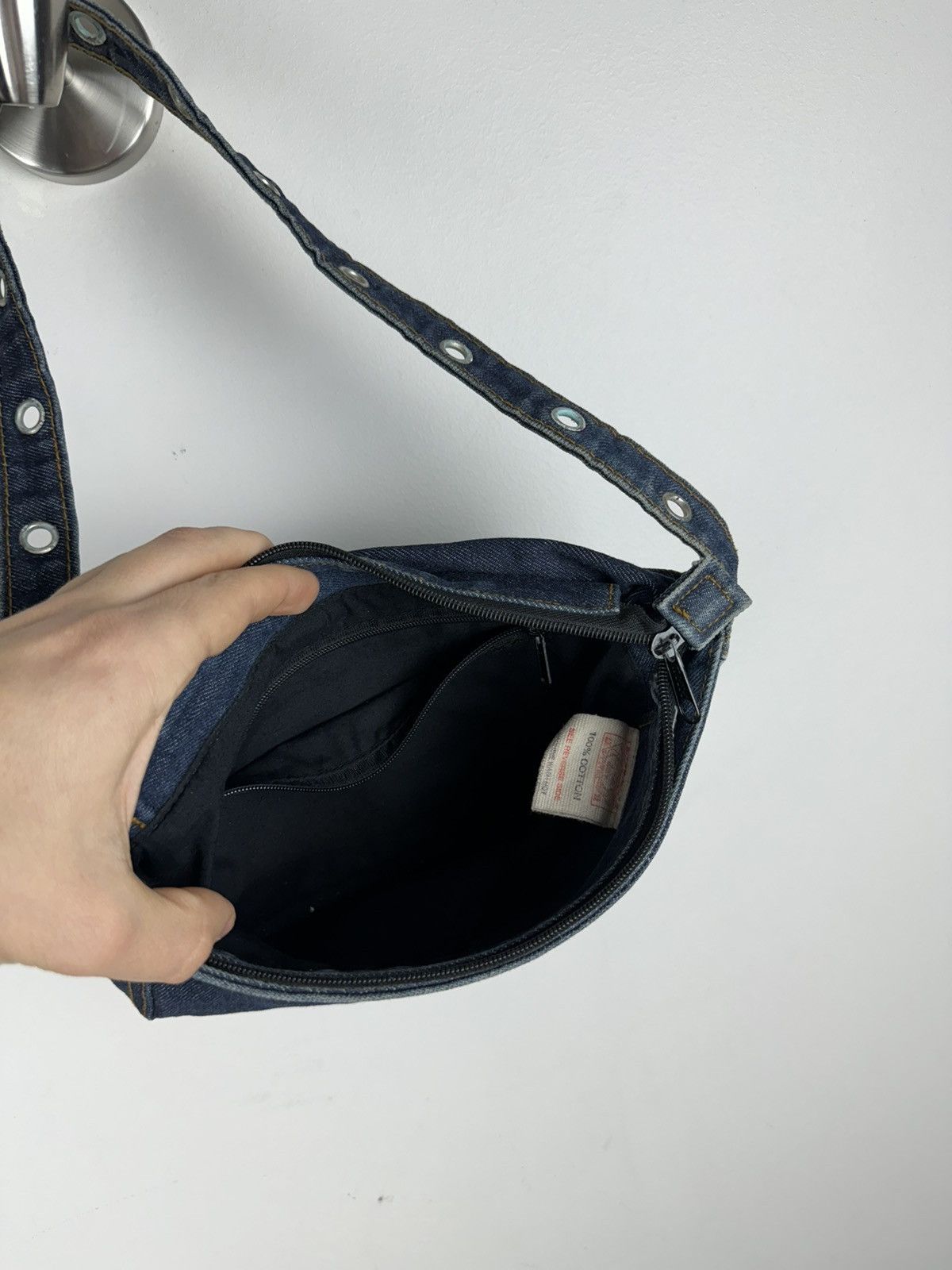 Evisu × Japanese Brand Denim shoulder bag Evisu y2k original casual luxury item Size ONE SIZE - 5 Thumbnail