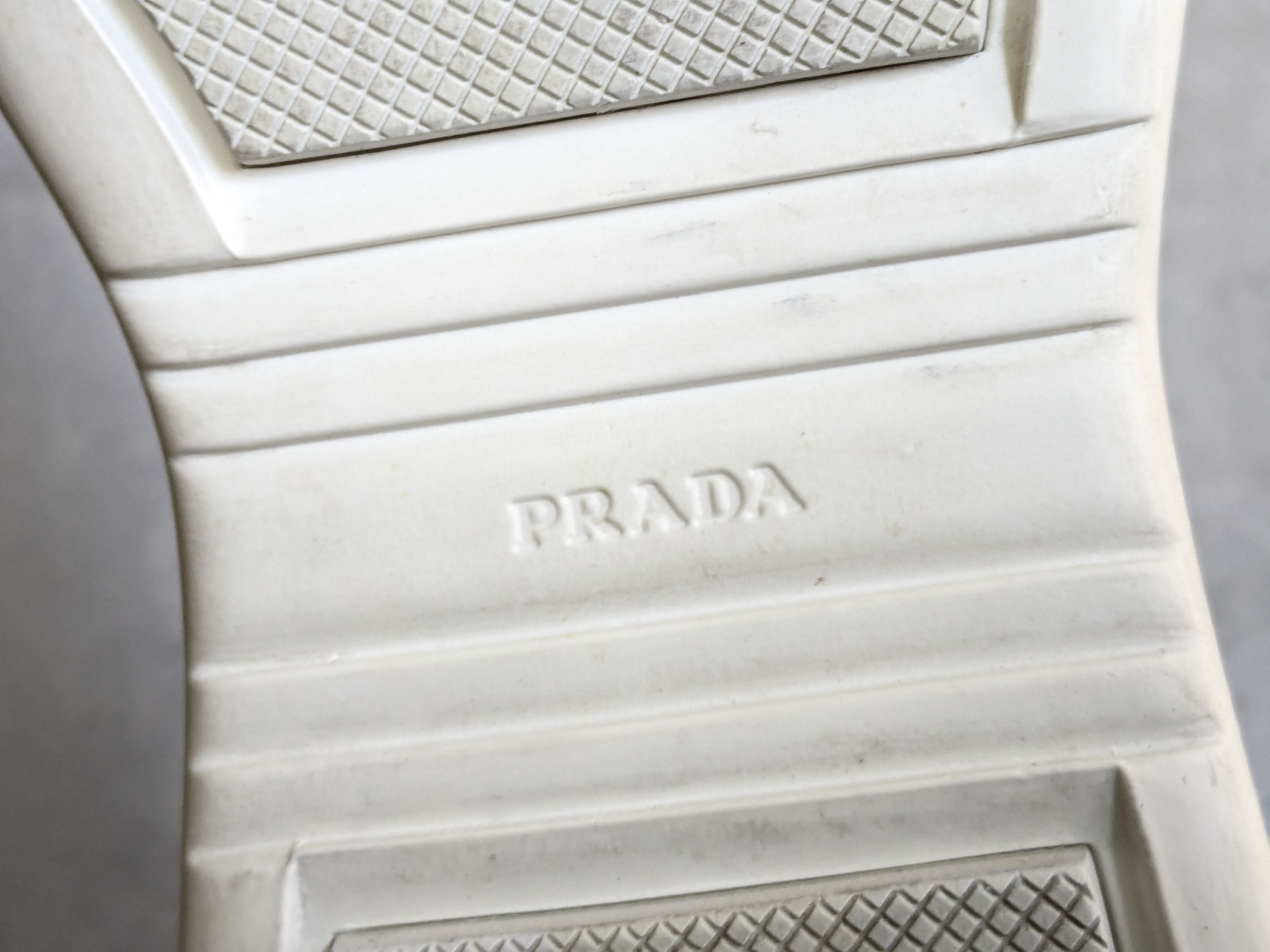 Prada Prada America's Cup Sneakers White 10 Silver Red Low Size US 10 / EU 43 - 15 Thumbnail