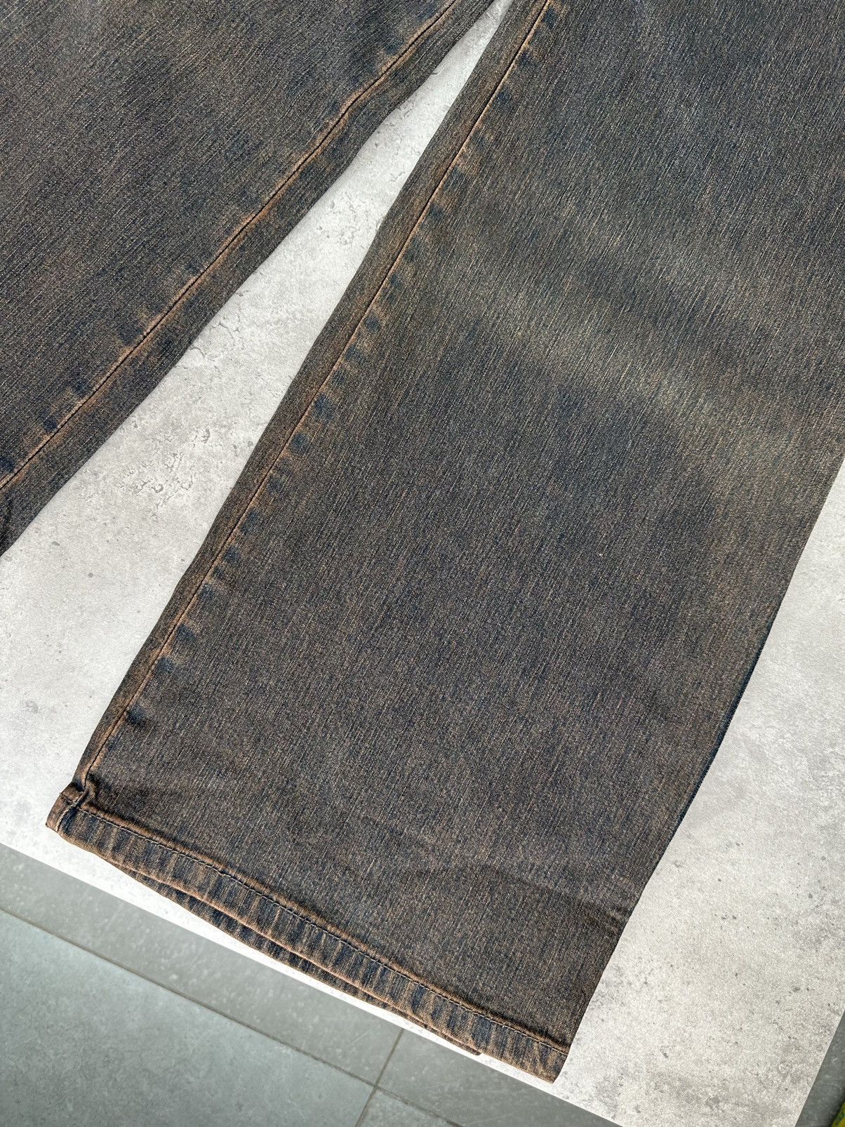 Japanese Brand Vintage Wide Jeans Y2K Size 27" / US 4 / IT 40 - 7 Thumbnail
