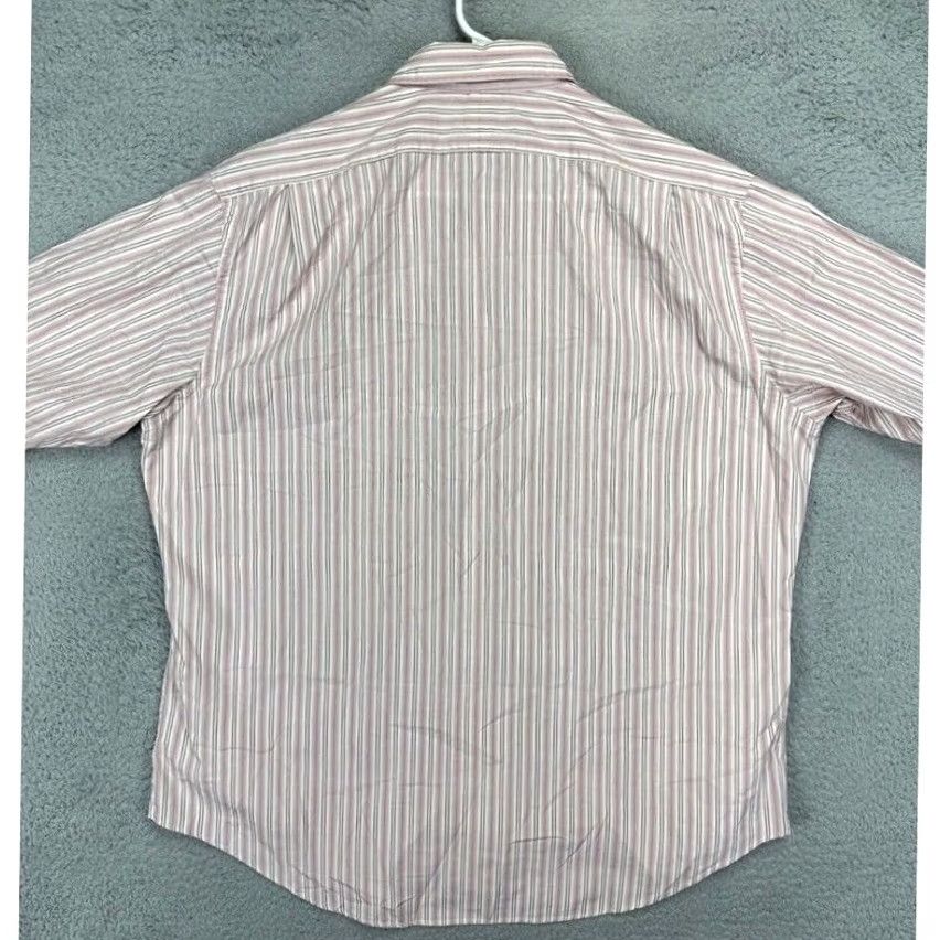 Polo Ralph Lauren Polo Ralph Lauren Button-Up Shirt Mens XL Pink Striped Long Sleeve Button-Down Shirt Size US XL / EU 56 / 4 - 3 Thumbnail