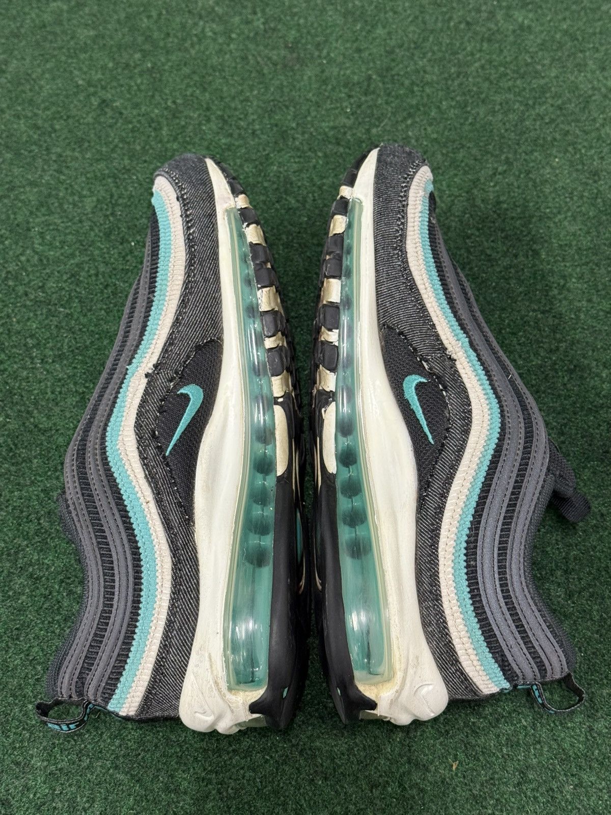 Nike Nike Air Max 97 Black Sport Turbo Turquoise DN1893-001 Size US 8 / EU 41 - 4 Thumbnail