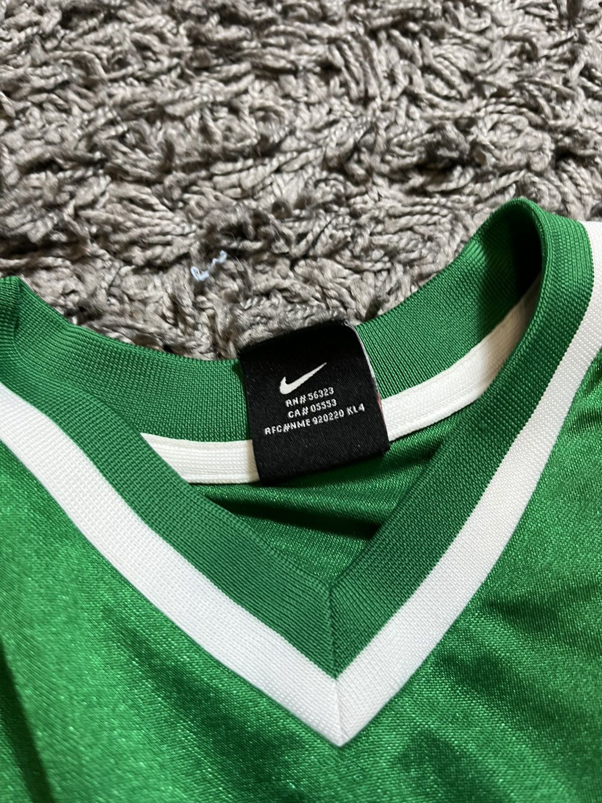 Nike × Vintage NIKE VINTAGE 00s SOCCER FOOTBALL BLANK JERSEY DRILL SHIRT Size US S / EU 44-46 / 1 - 6 Thumbnail