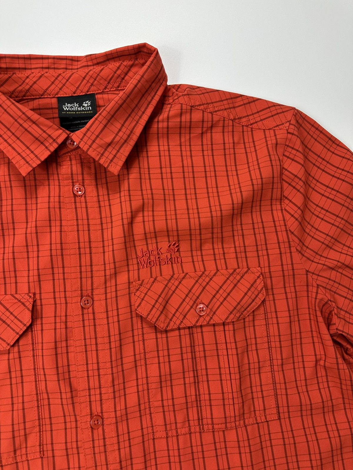 Jack Wolfskin Jack Wolfskin Outdoor Shirt Logo Men's Red Size US XL / EU 56 / 4 - 7 Thumbnail