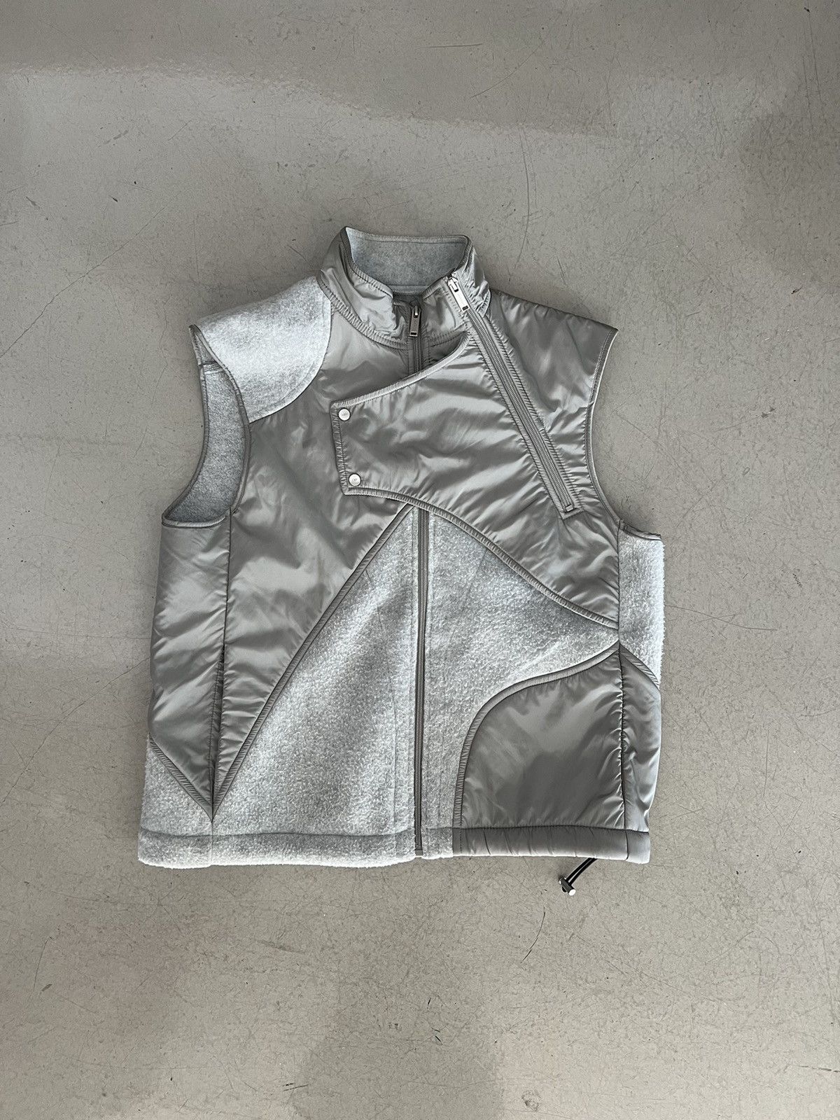 image of Heliot Emil Side Zip Vest in Grey, Men's (Size Medium)